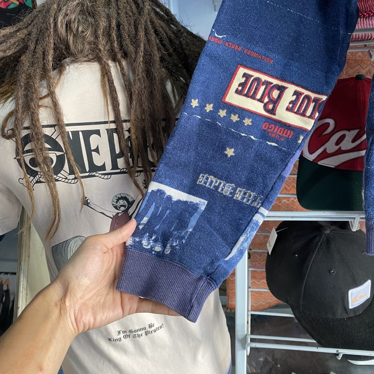 Blue Blue Japan Blue Blue Japan Full Print Indigo Zipper Hoodie XS Size US XS / EU 42 / 0 - 6 Thumbnail