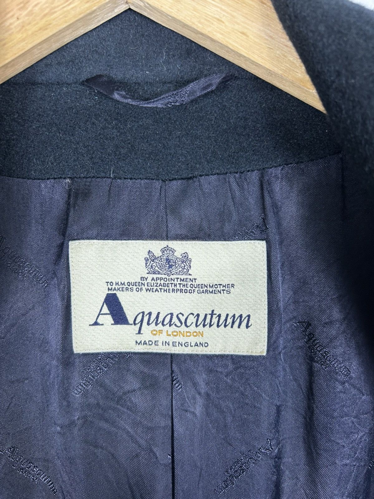 Aquascutum ⚡️Vintage Aquascutum London Wool Double Breast Coat Jacket Size US S / EU 44-46 / 1 - 10 Thumbnail