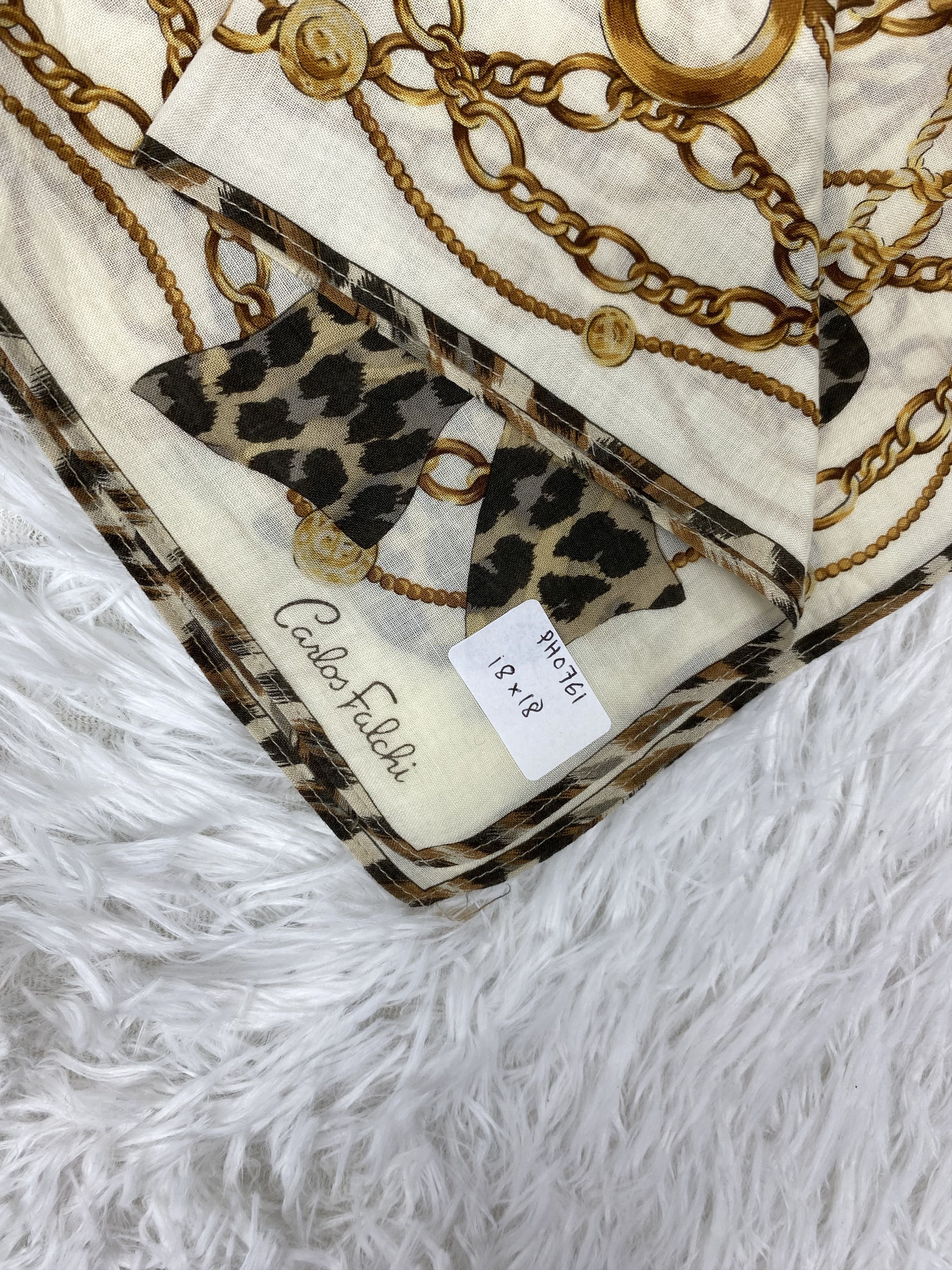 Vintage Vintage Carlos Falchi Handkerchief Neckerchief PH0761 Size ONE SIZE - 2 Thumbnail