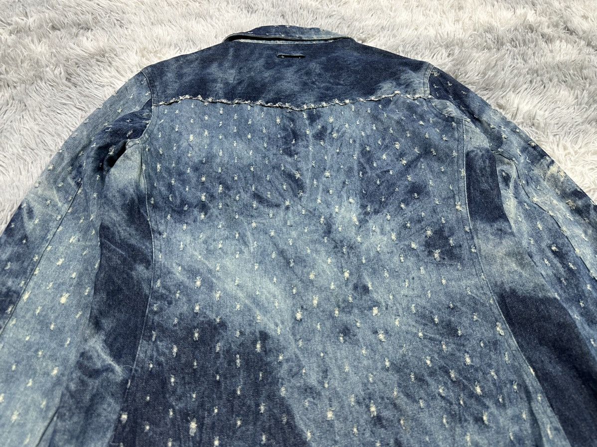 semanticdesign Y2K Semantic Design Shotgun Distressed Western Denim Shirt Size US M / EU 48-50 / 2 - 11 Thumbnail
