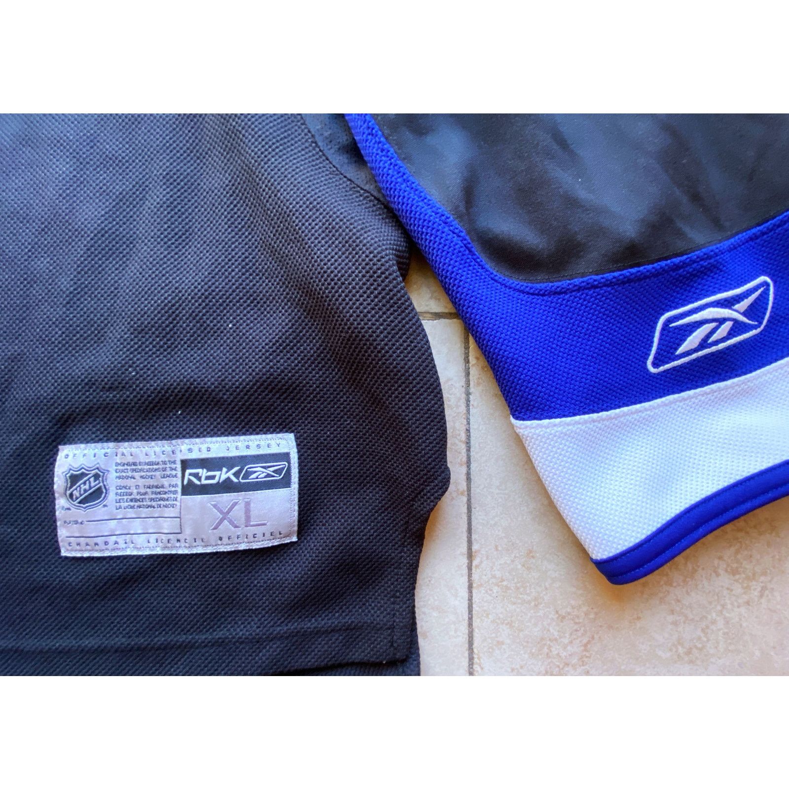 NHL × Reebok LeCAVALIER 4 Tampa Bay Lightning 2000s RBK jersey XL NHL vtg Size US XL / EU 56 / 4 - 10 Thumbnail