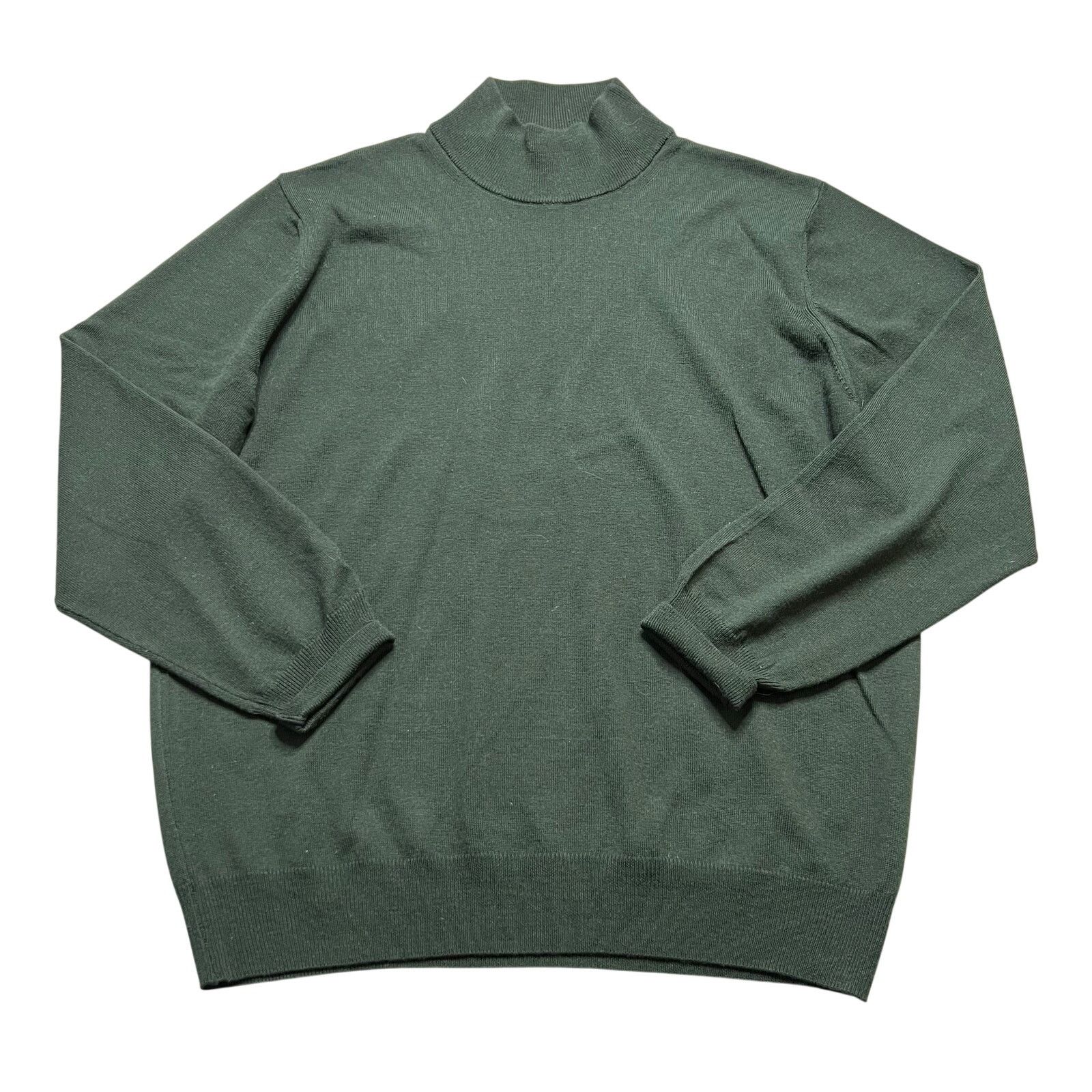 Toscano Vintage Toscano Made in Italy Merino Wool Mock Neck Sweater Size US L / EU 52-54 / 3 - 1 Thumbnail