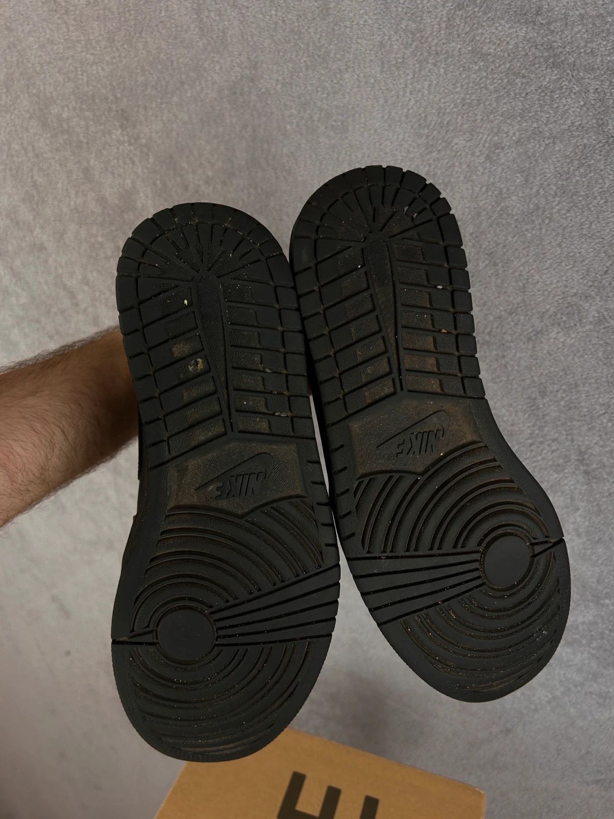 Jordan Brand × Nike Nike Air Jordan 1 low black sneakers jump man tripple black Size US 8 / IT 38 - 9 Thumbnail