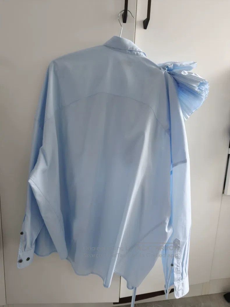 Dries Van Noten Dries Van Noten Spring Summer Origami Flower Shirt Size S / US 4 / IT 40 - 8 Thumbnail