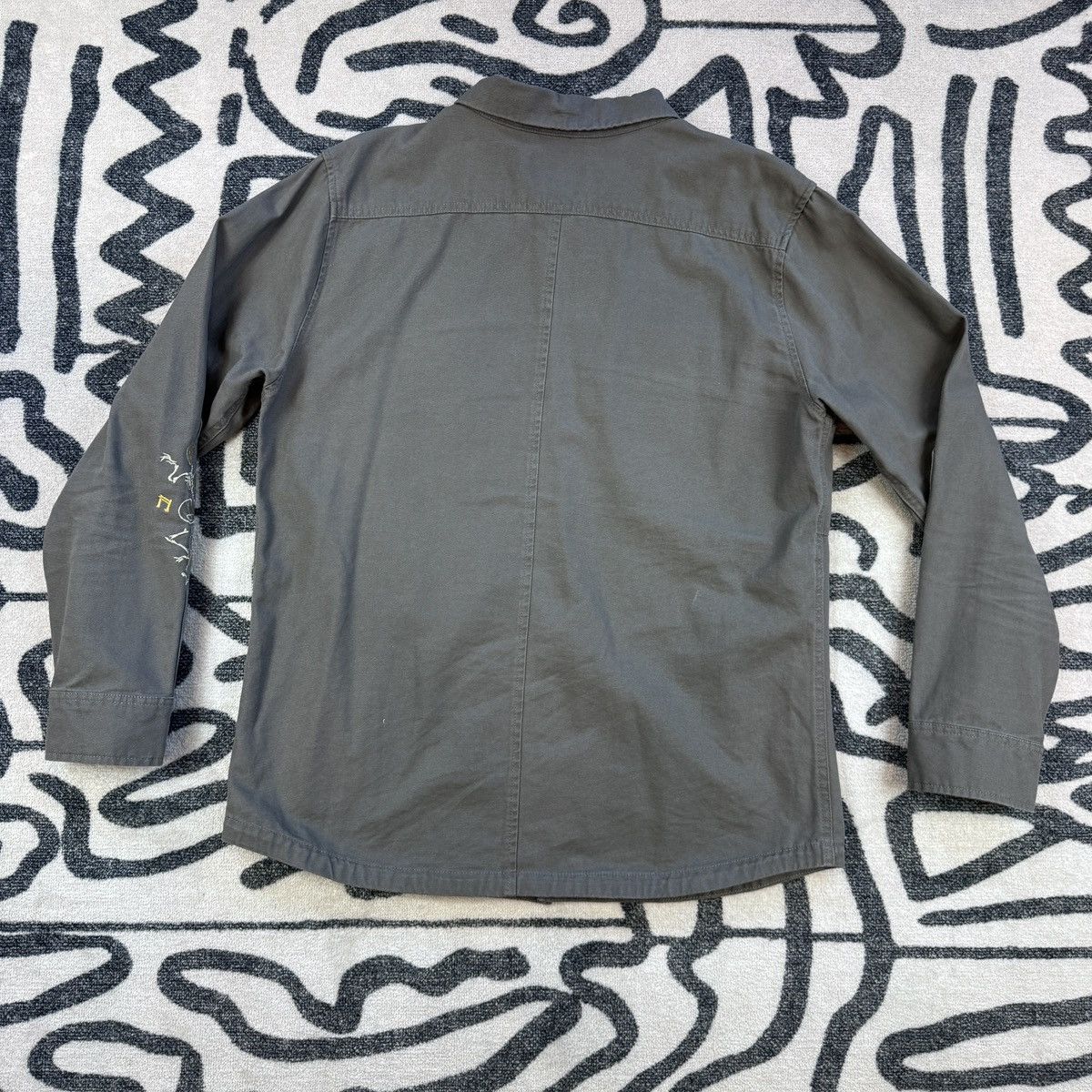 Roark Roark Grey Skeleton Sunflower Embroidered Jacket L Size US L / EU 52-54 / 3 - 4 Thumbnail