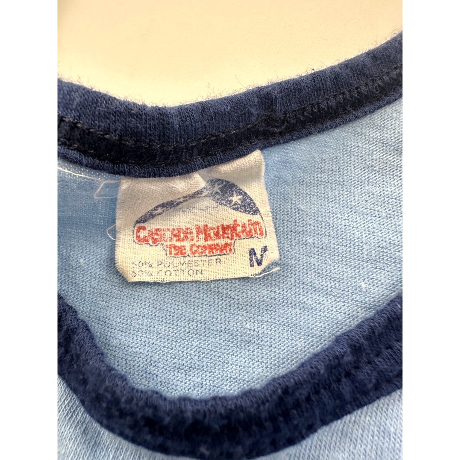 Vintage VINTAGE Cascade Mountain Tee Company Tank Bull Shirt Womens Medium Blue Sleeveless 60s 70s Sports Tank Top Women M Blue Size M / US 6-8 / IT 42-44 - 7 Thumbnail