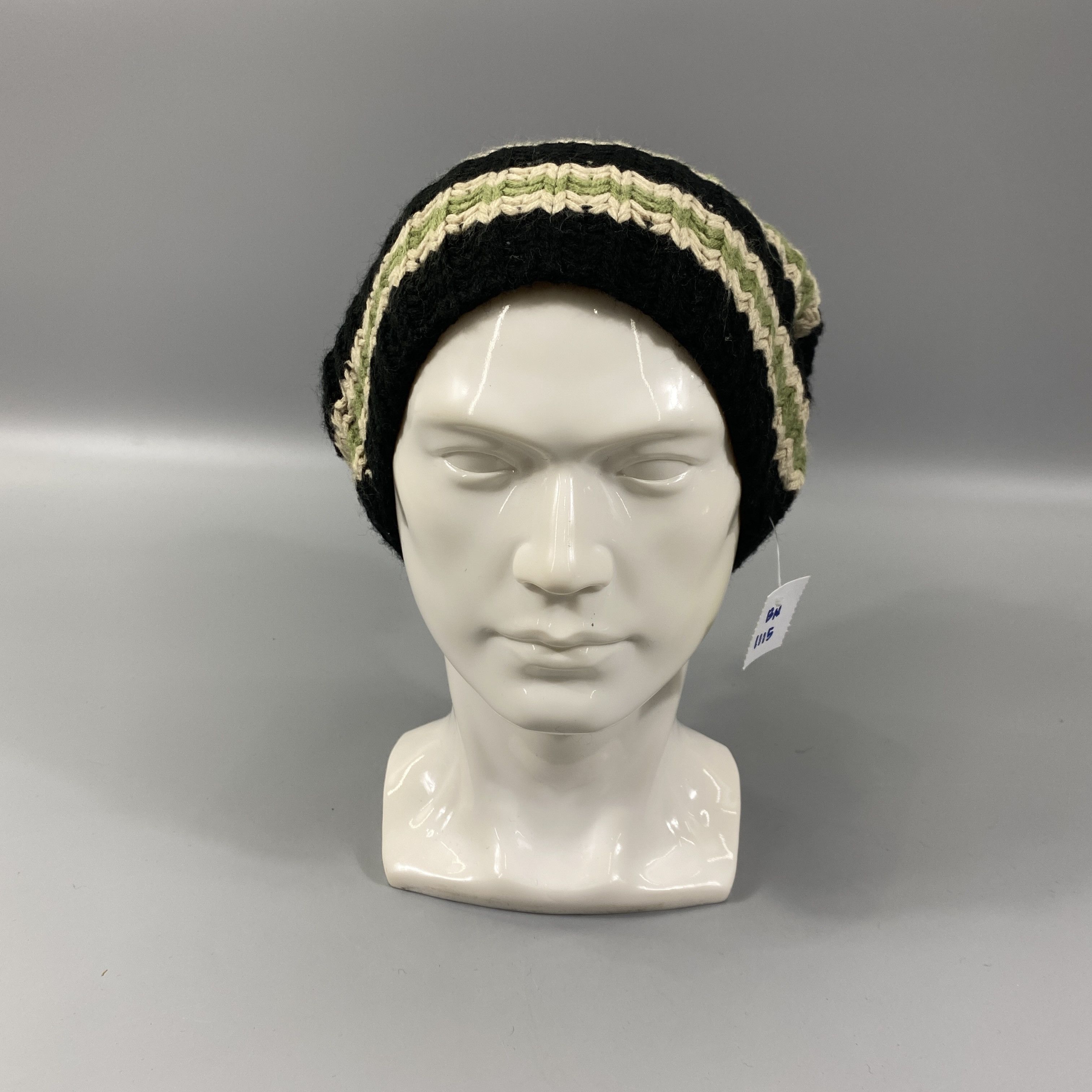 Japanese Brand Striped Snow Cap Beanie Hat -BN1115 Size ONE SIZE - 2 Thumbnail