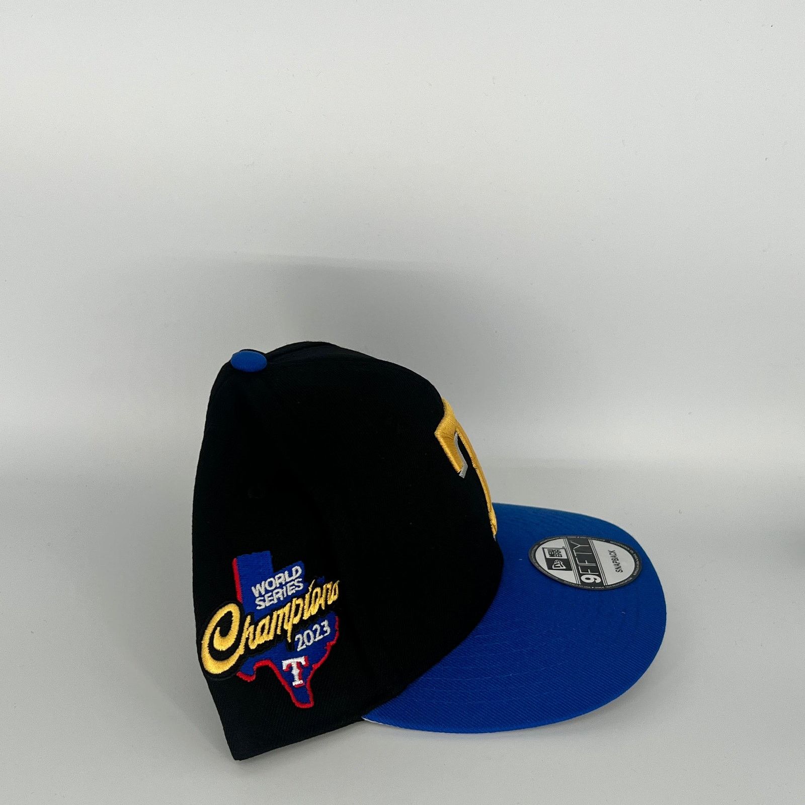 New Era Black Blue Texas Rangers World Series Champions 2023 New Era Size ONE SIZE - 3 Thumbnail
