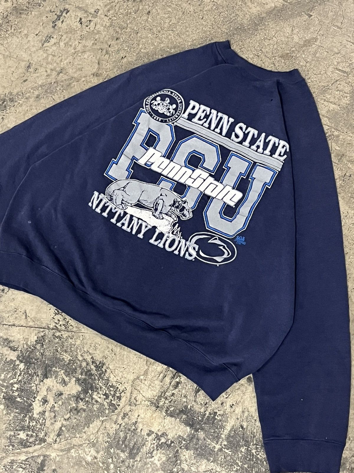 Vintage Vintage Penn state crewneck Size US L / EU 52-54 / 3 - 3 Thumbnail