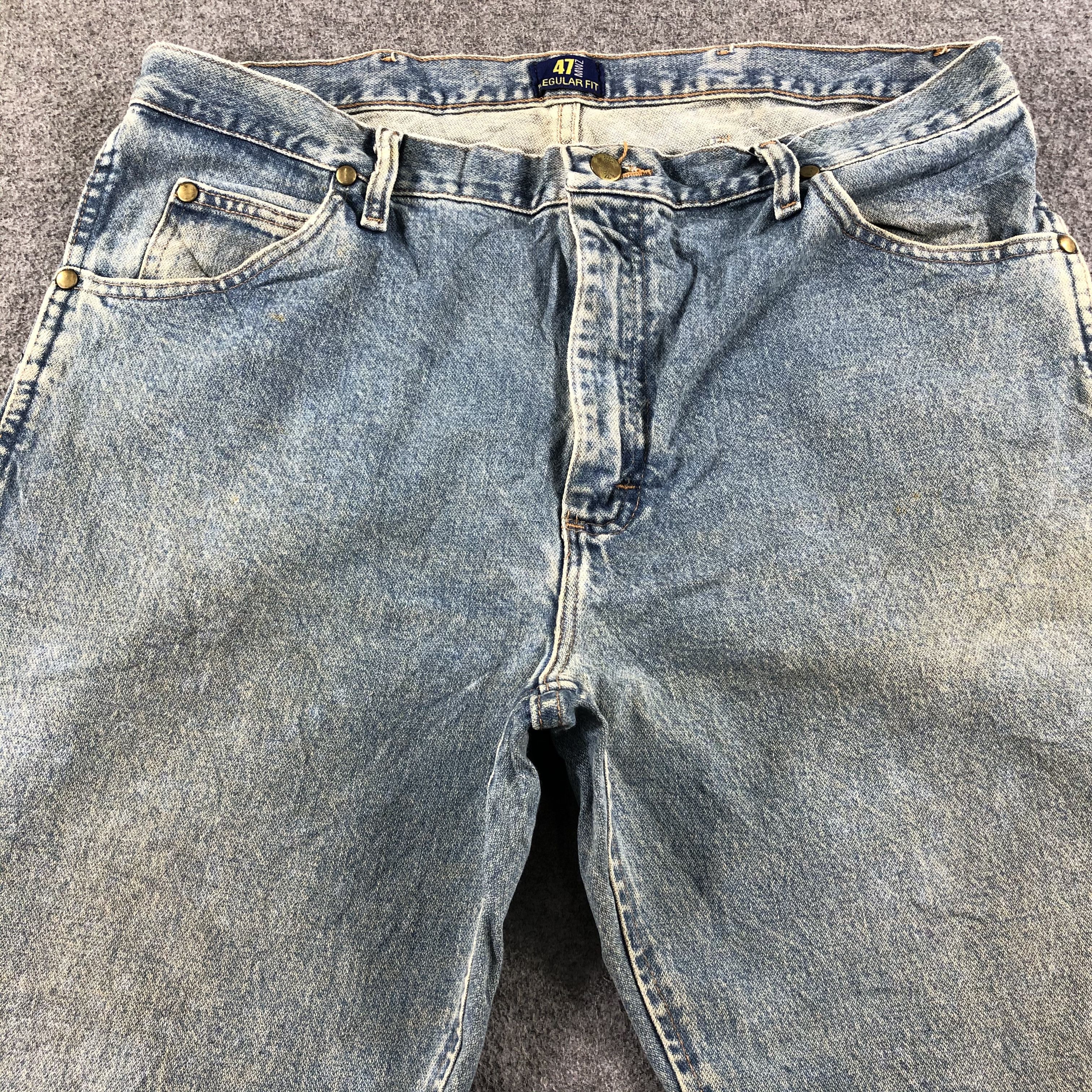 Vintage Vintage Blue Wash Wrangler Jeans-J2362 Size US 36 / EU 52 - 3 Thumbnail