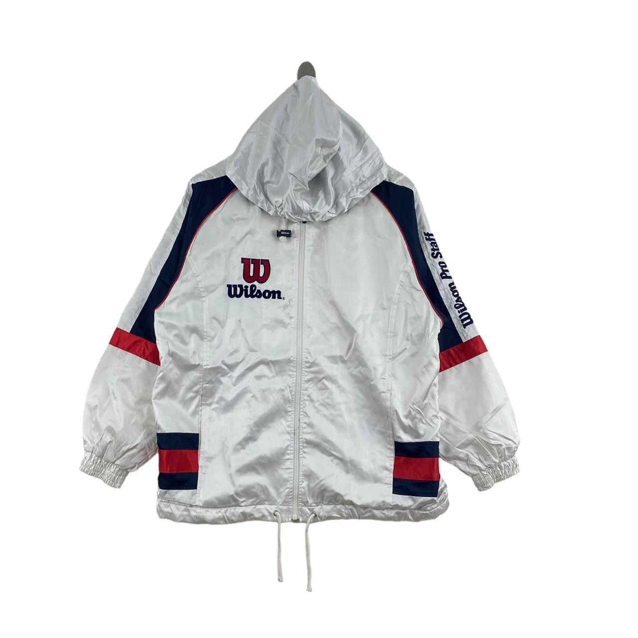 Wilson Vintage WILSON PRO STAFF Tennis Jacket Windbreaker Hoodie Size S / US 4 / IT 40 - 1 Thumbnail