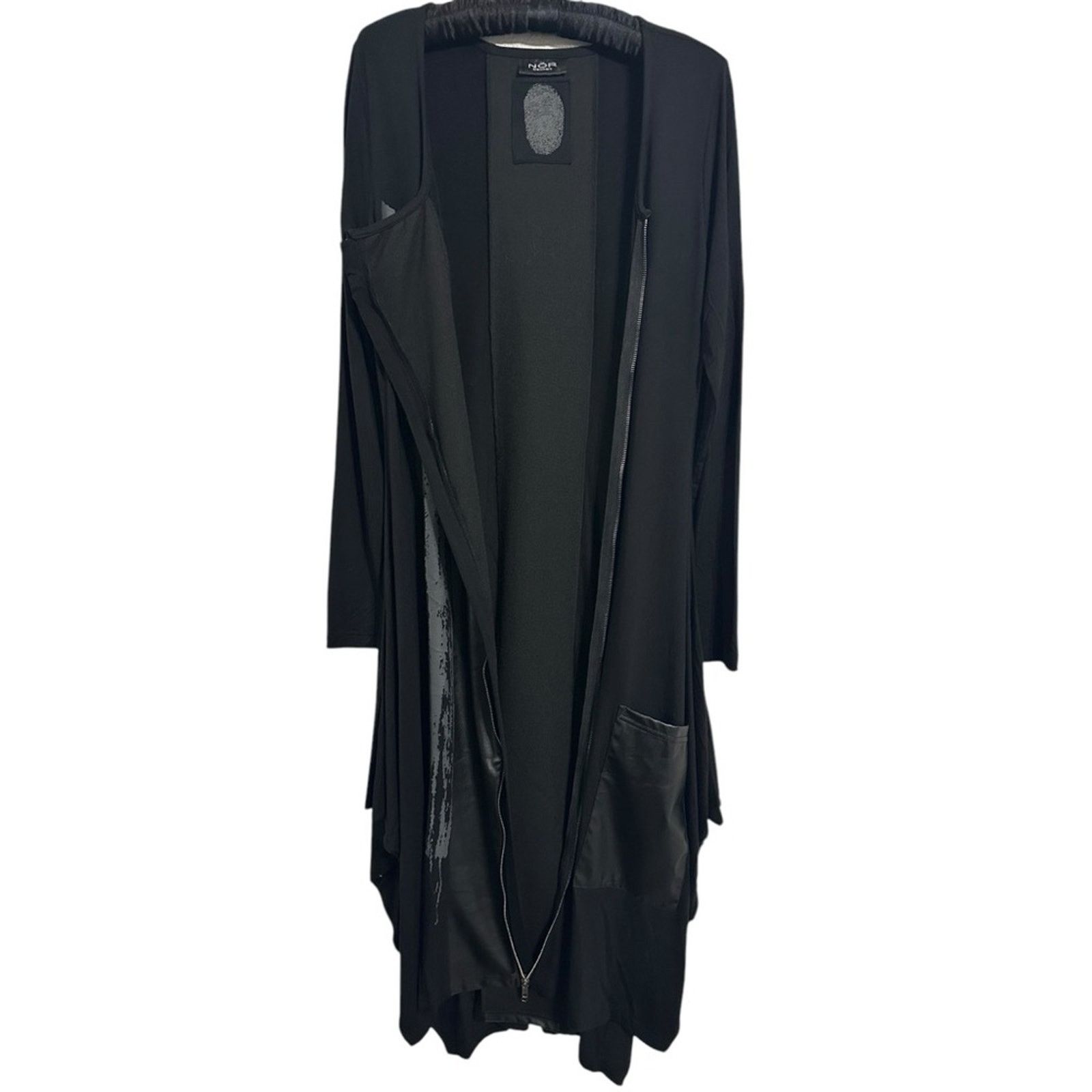 Other NÖR Denmark Abstract Faux Leather Panel Jersey Dress RARE Size XS / US 0-2 / IT 36-38 - 12 Thumbnail