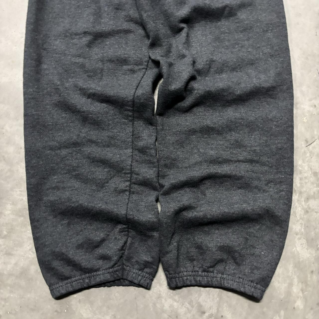 Japanese Brand × Vintage Crazy Vintage Y2K/2000s Dark Grey Essential Sweatpants! Size US 28 / EU 44 - 5 Thumbnail