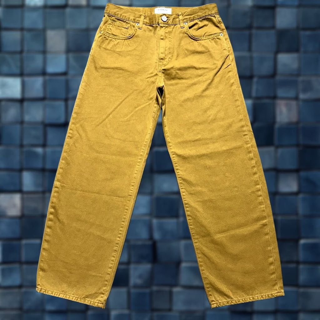 La Ligne La Ligne Pants Womens 27 Khakis Wide-Leg Brown Twill 30" Waist 27.5" Inseam Vintage? No (adjusted) Size 27" / US 4 / IT 40 - 1 Thumbnail