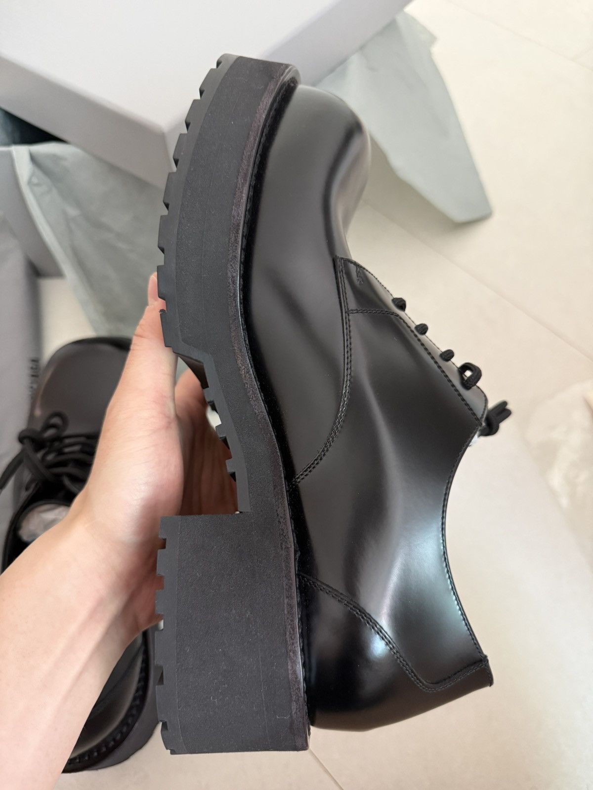 Balenciaga Balenciaga Venom Derby Black 42 Size US 9 / EU 42 - 12 Thumbnail