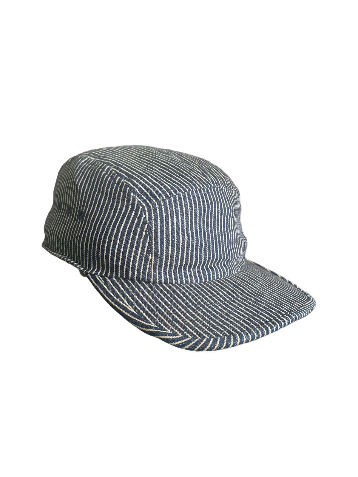 Japanese Brand Breeze Hickory Workers Cap Size ONE SIZE - 4 Thumbnail