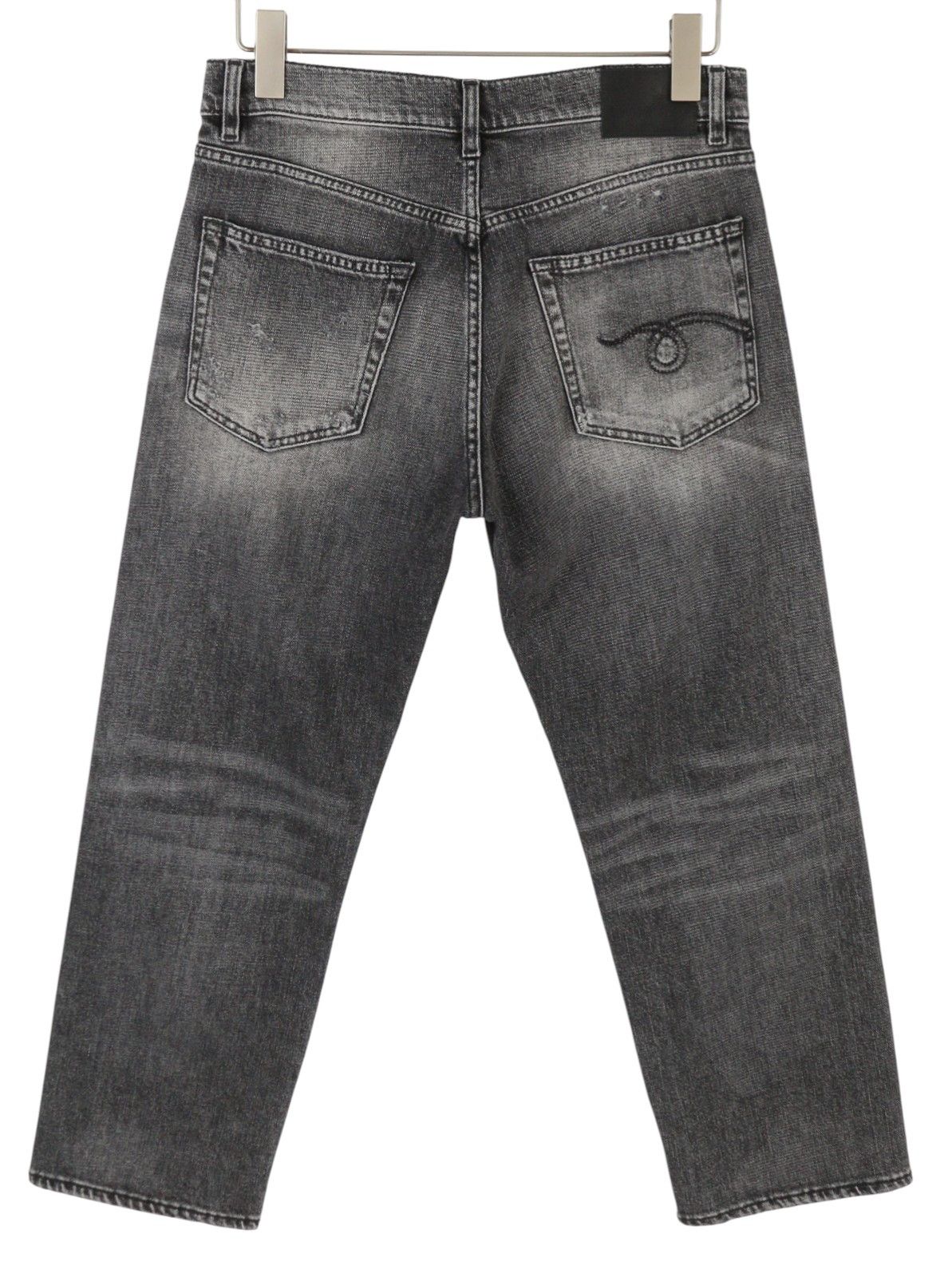 R13 BOYFRIEND 27 Vintage Grey Cropped Jeans 88837 Size 27" / US 4 / IT 40 - 4 Thumbnail