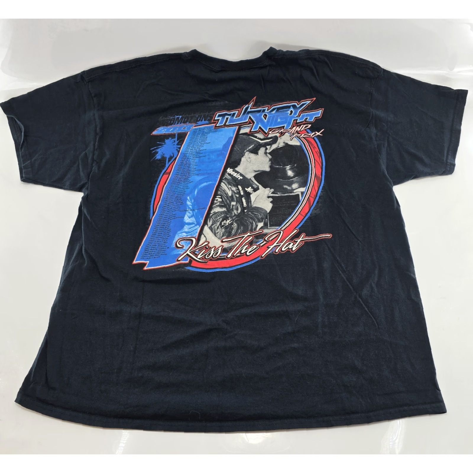Vintage VINTAGE Fruit Shirt Men 2XL Black Grand Prix 2013 73rd 98 Lap Perris Auto Speed Night Turkey Racing -Perris Auto Speed Mens Size US XXL / EU 58 / 5 - 7 Thumbnail