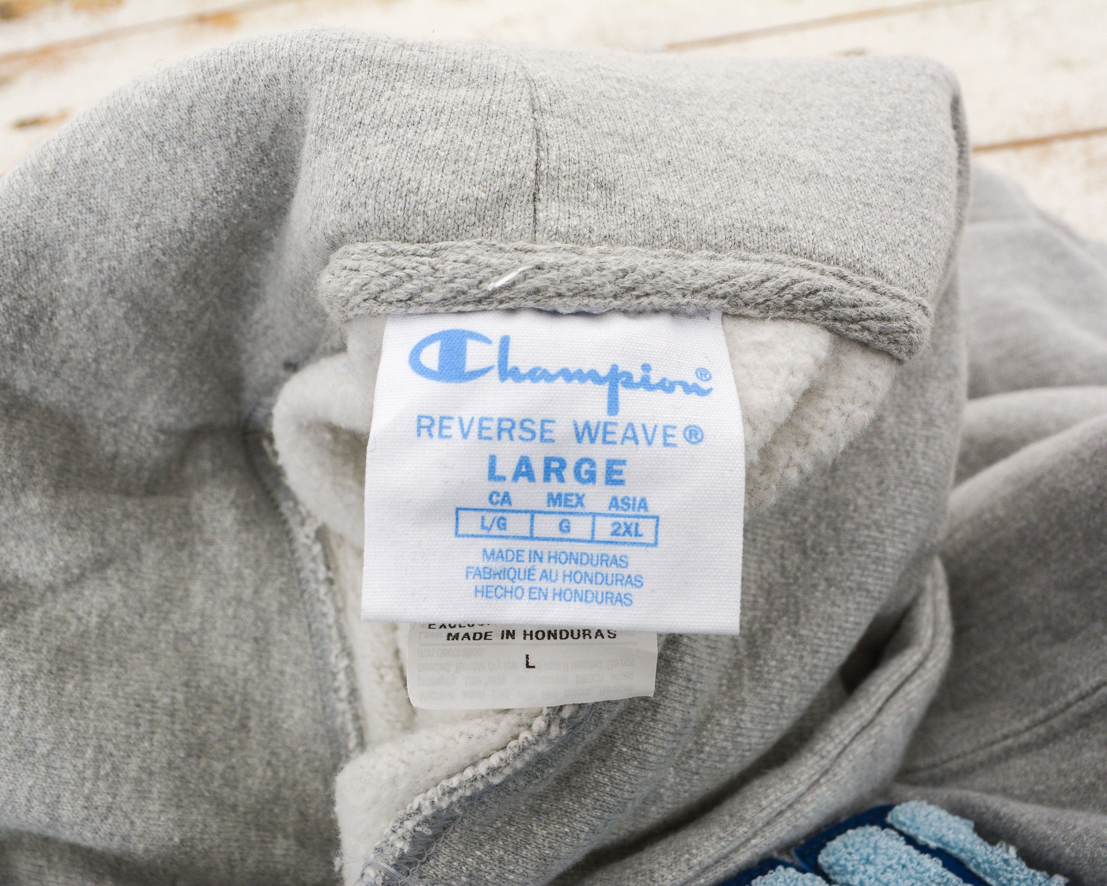 Champion Reverse Weave L Hoodie Spellout Sweatshirt Jumper Sweater Size US L / EU 52-54 / 3 - 6 Thumbnail