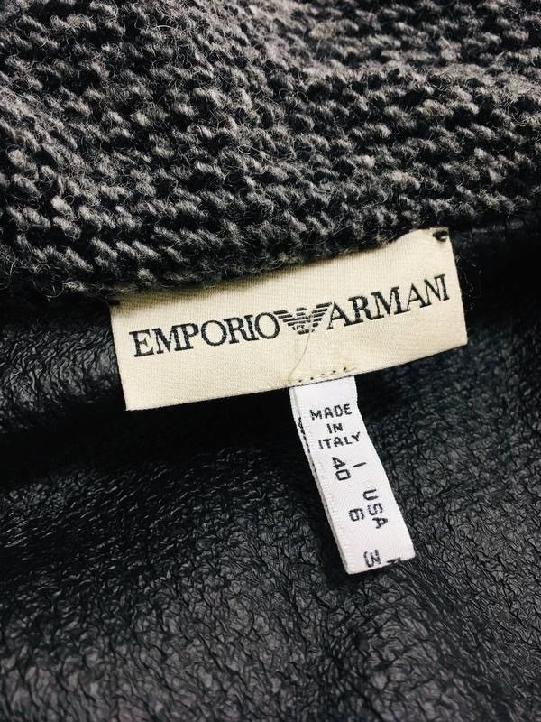 Emporio Armani Emporio Armani Wool-Blend Coat – Made in Italy Size IT40 Size S / US 4 / IT 40 - 5 Thumbnail