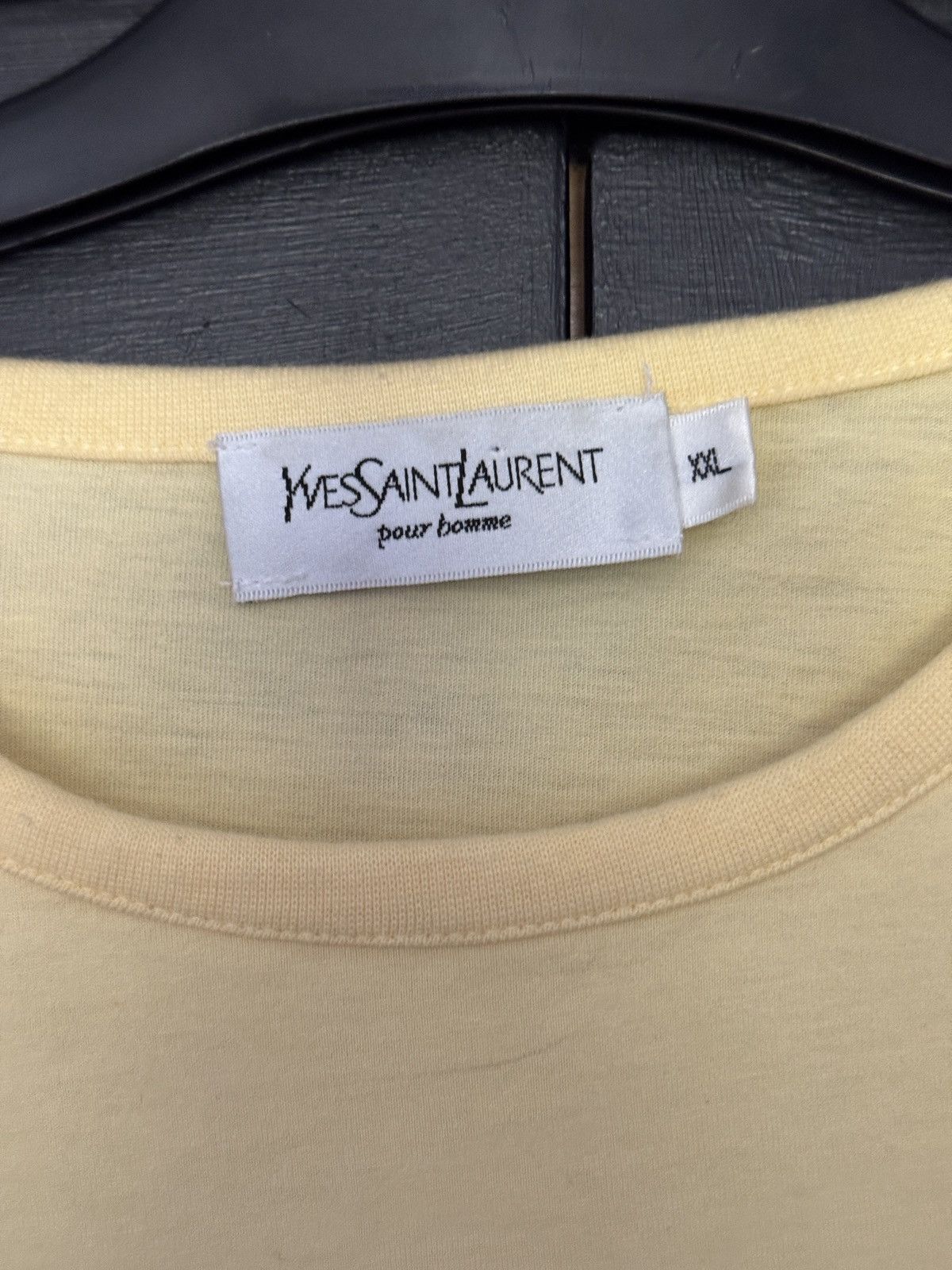 Yves Saint Laurent YSL Large Logo Tee Size US XXL / EU 58 / 5 - 3 Thumbnail