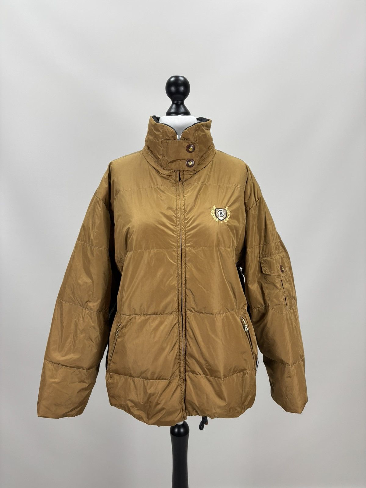 Womens vintage jacket Bogner Size 14 Color Brown