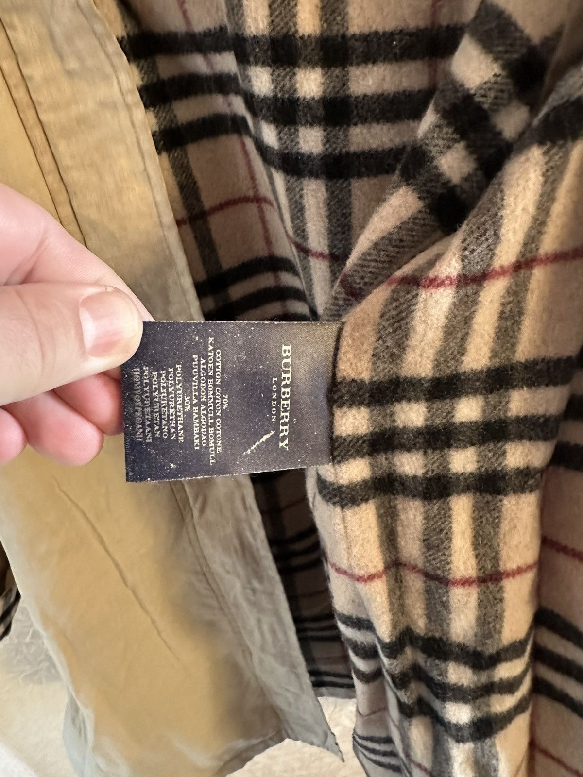 Burberry Burberry jacket size S-М beige Size US S / EU 44-46 / 1 - 7 Thumbnail