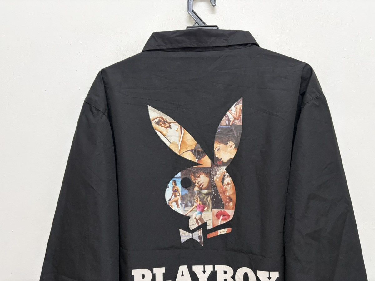 Playboy PLAYBOY 🐰 BIG LOGO EROTIC SEXY GRAPHICAL COACH JACKET Size US L / EU 52-54 / 3 - 8 Thumbnail