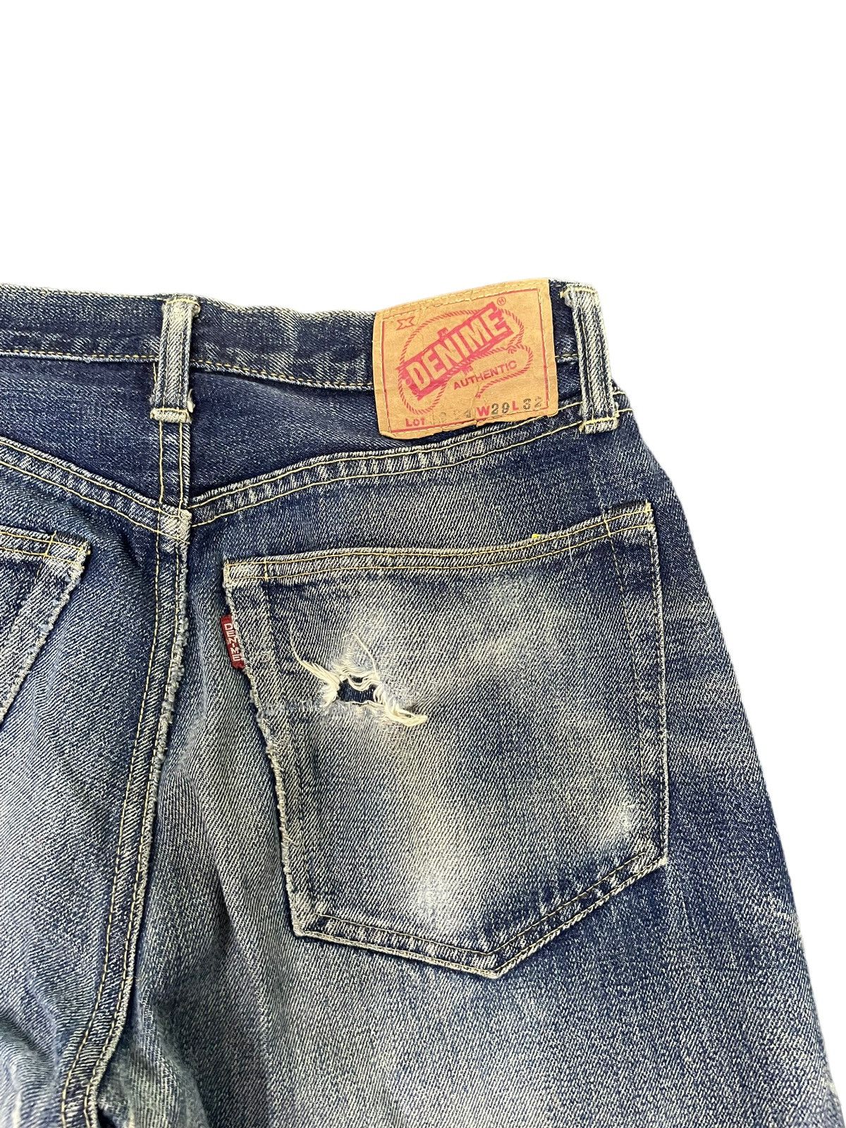 Denime Vintage Denime Orizzonti Selvedge Faded Distresed Denim Size US 30 / EU 46 - 12 Thumbnail