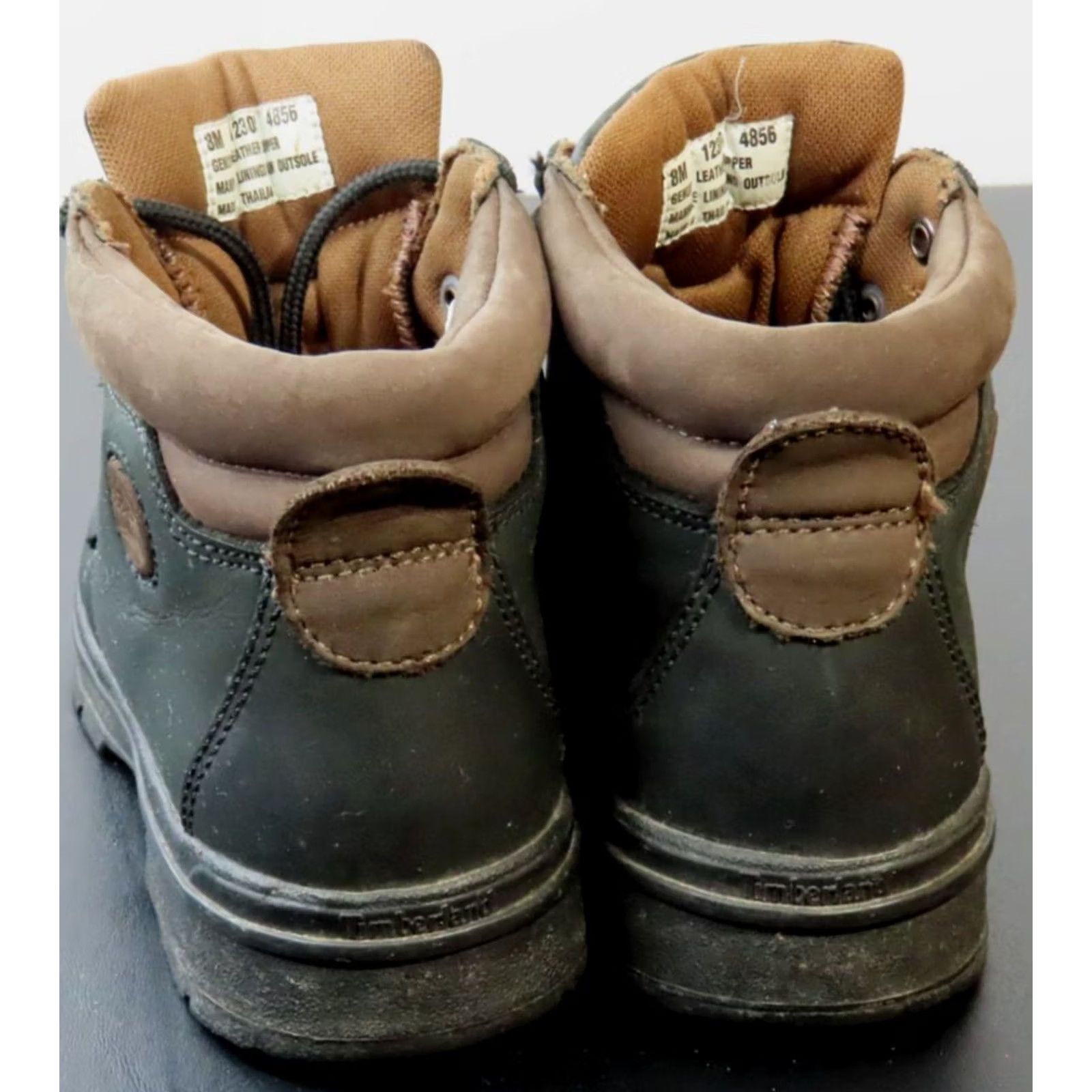 Timberland Timberland Black Leather Ankle Chukka Hiking Boots Women's 8M 12305 Size US 8 / IT 38 - 4 Thumbnail