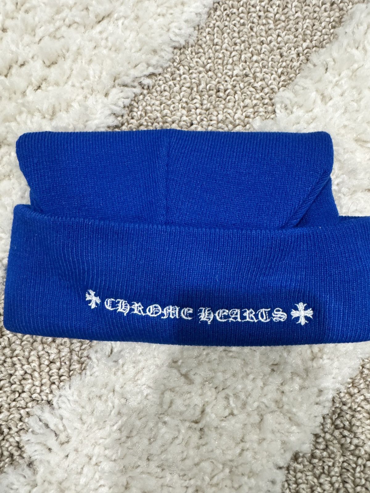Chrome Hearts Chrome Hearts Blue CH Beanie Size ONE SIZE - 2 Thumbnail