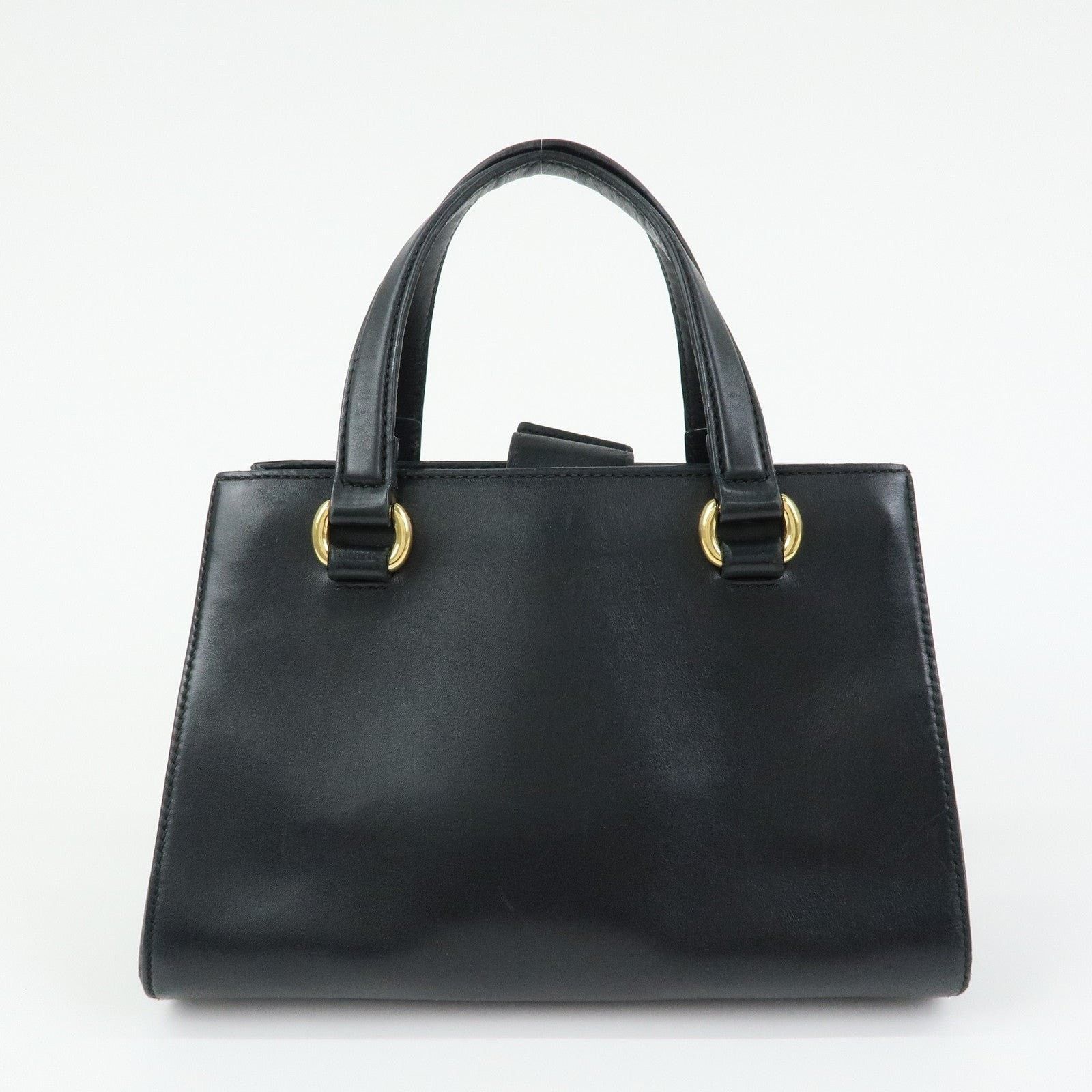 Gucci Gucci Sylvie Top Handle Bag Calfskin Black Size ONE SIZE - 2 Thumbnail