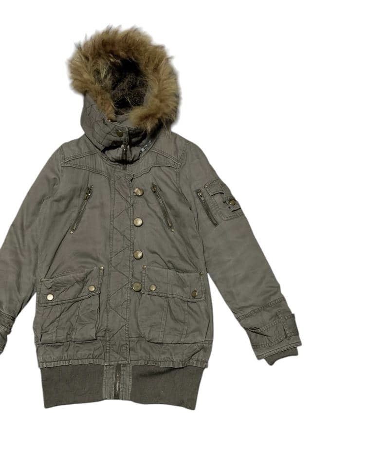 Vintage Japanese Brand Fur Hoodie Jacket Nice Design By CE2