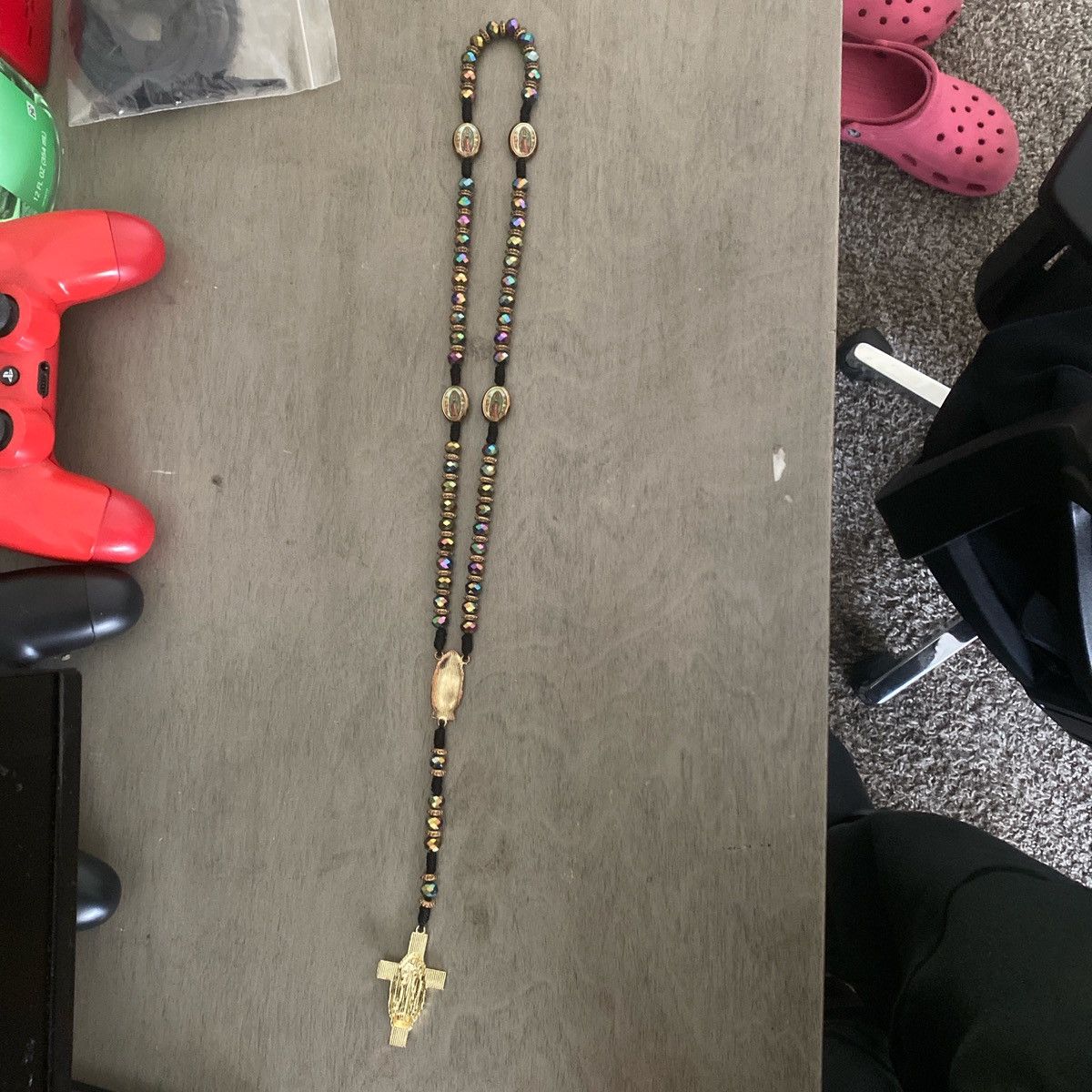 Vintage Rosary necklace rare Size ONE SIZE - 2 Thumbnail