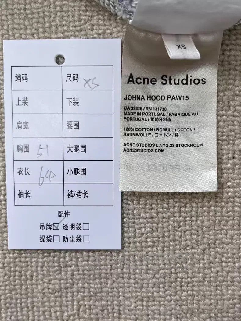 Acne Studios Acne Studios Zippered hooded sweatshirt jacket Size XS / US 0-2 / IT 36-38 - 5 Thumbnail