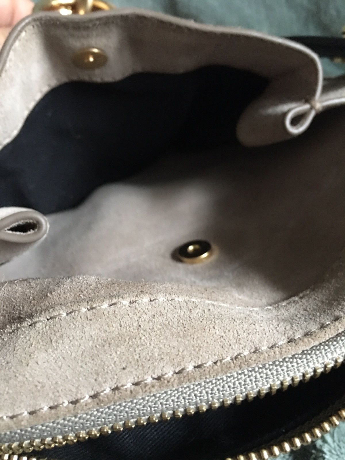 Chloe See by Chloe Suede Leather Beige Crossbody Shoulder Bag Size ONE SIZE - 14 Thumbnail