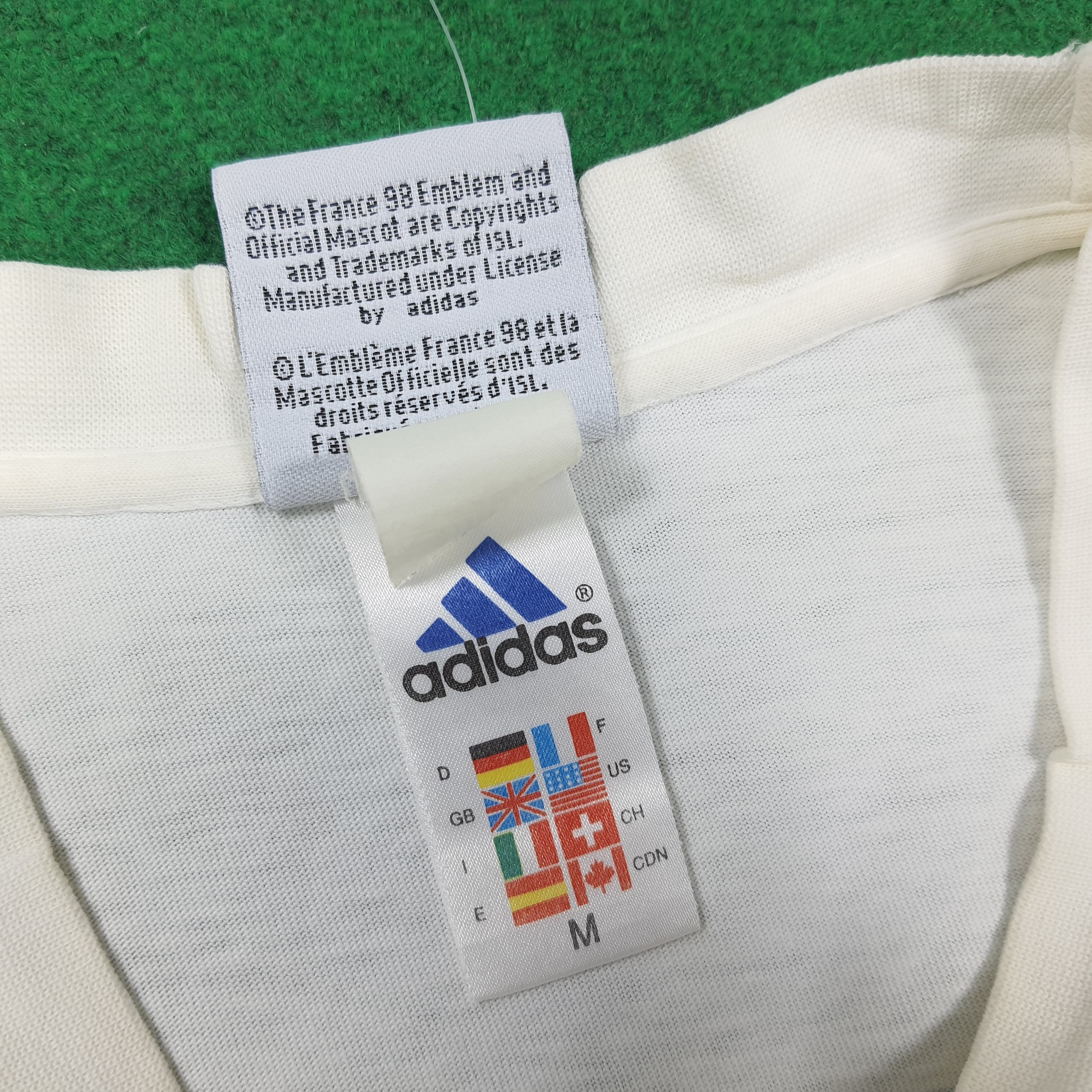 Adidas Vintage 90s Adidas Michel Platini France Tshirt C294N19 Size US M / EU 48-50 / 2 - 9 Thumbnail