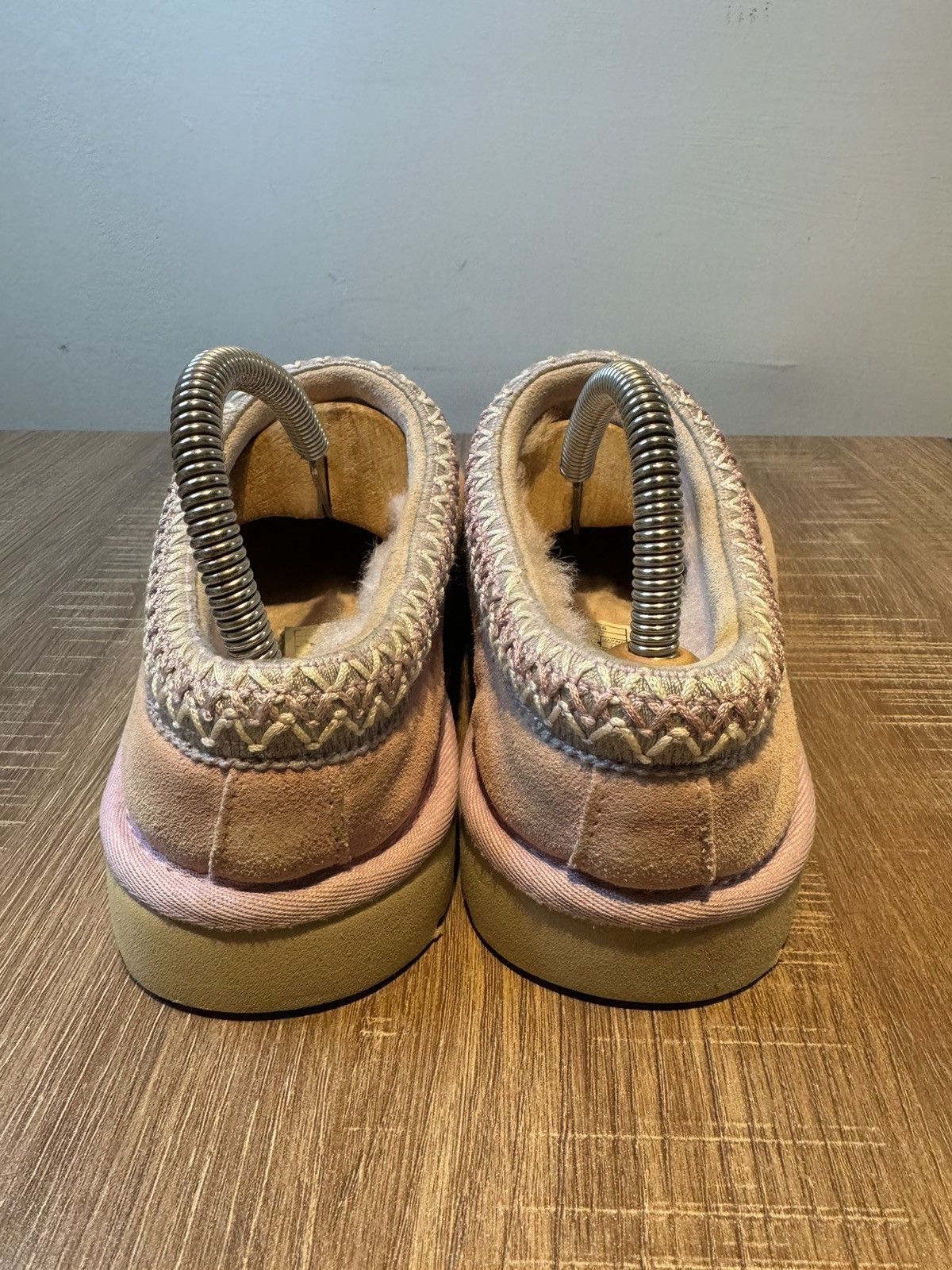 Ugg Ugg Pink Tasman Slipper Suede Fur Clog Shoes Slip On Size 7 Size US 7 / IT 37 - 4 Thumbnail