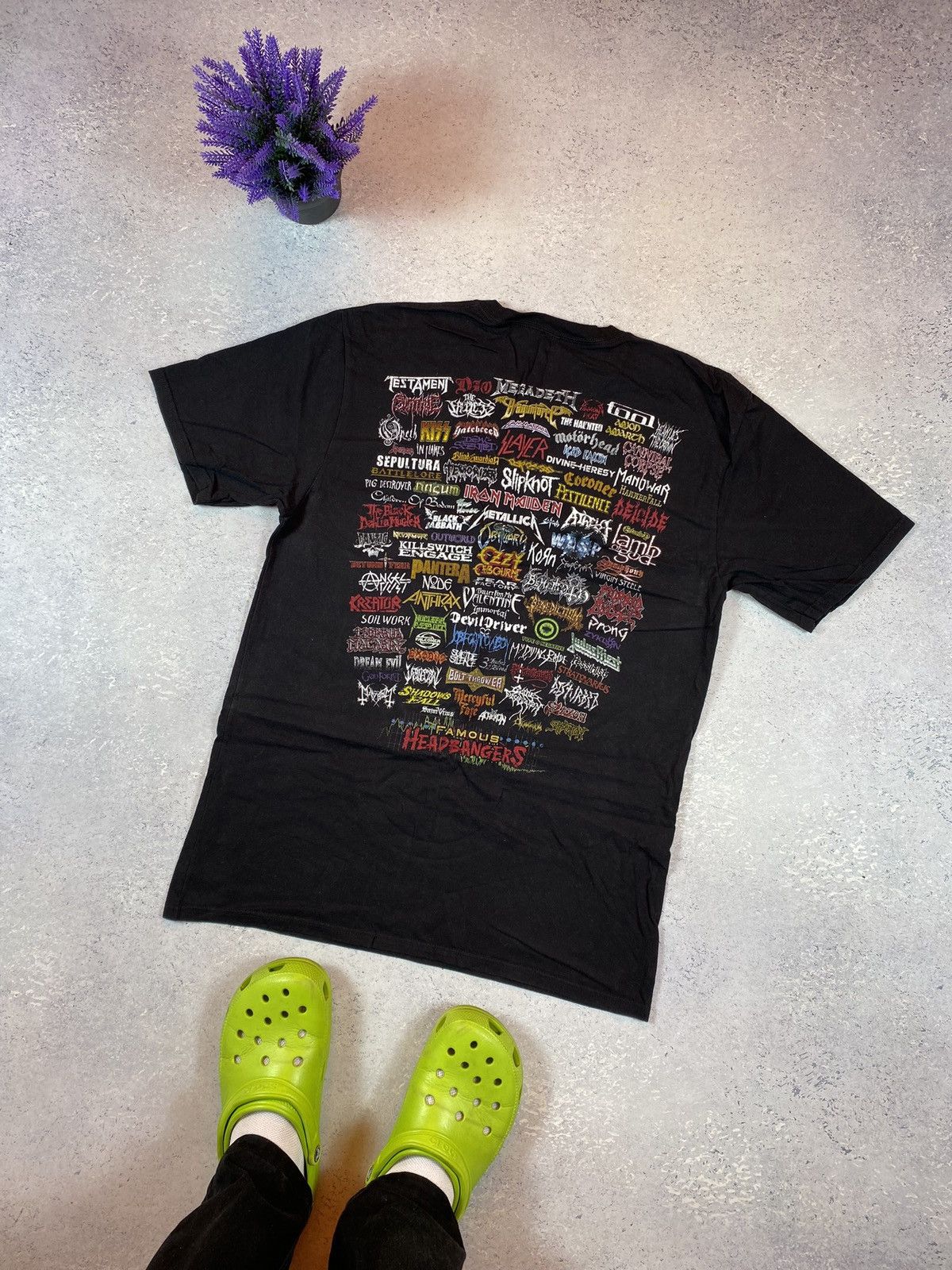 Band Tees × Vintage Taboo Famous HeadBangers Rock Band T-Shirt With Big Logo Size US L / EU 52-54 / 3 - 1 Thumbnail