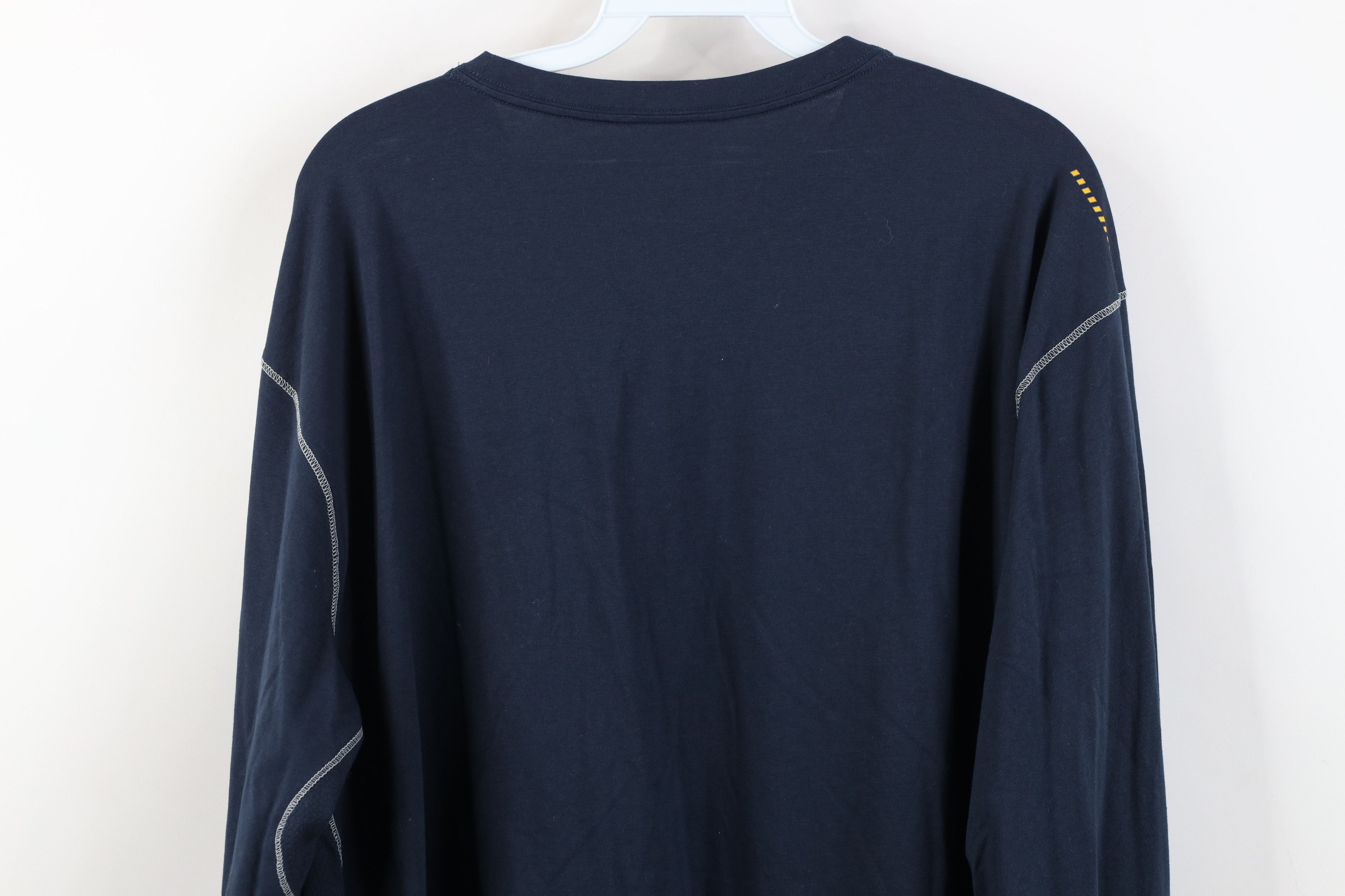Ariat Ariat Rebar Long Sleeve Pocket T-Shirt Navy Blue Workwear Size US XL / EU 56 / 4 - 14 Thumbnail
