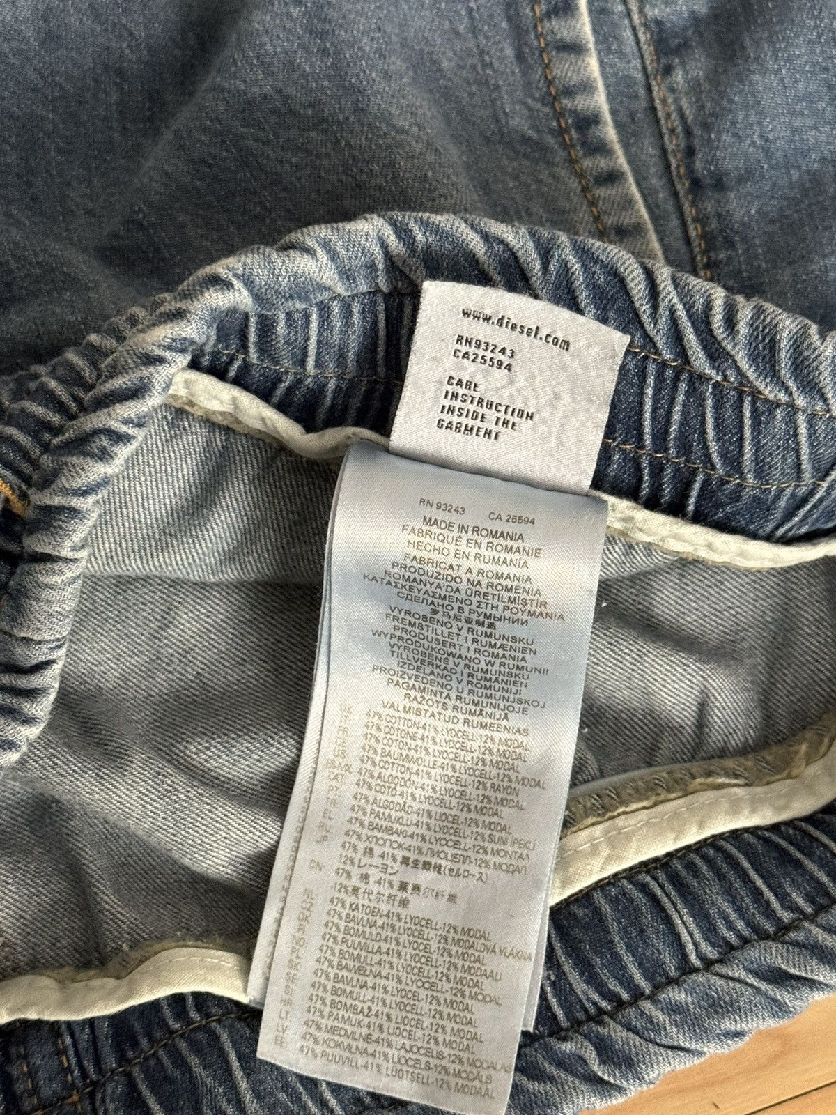 Diesel Diesel Soft Denim Distressed Jeans in Blue Size US 32 / EU 48 - 8 Thumbnail