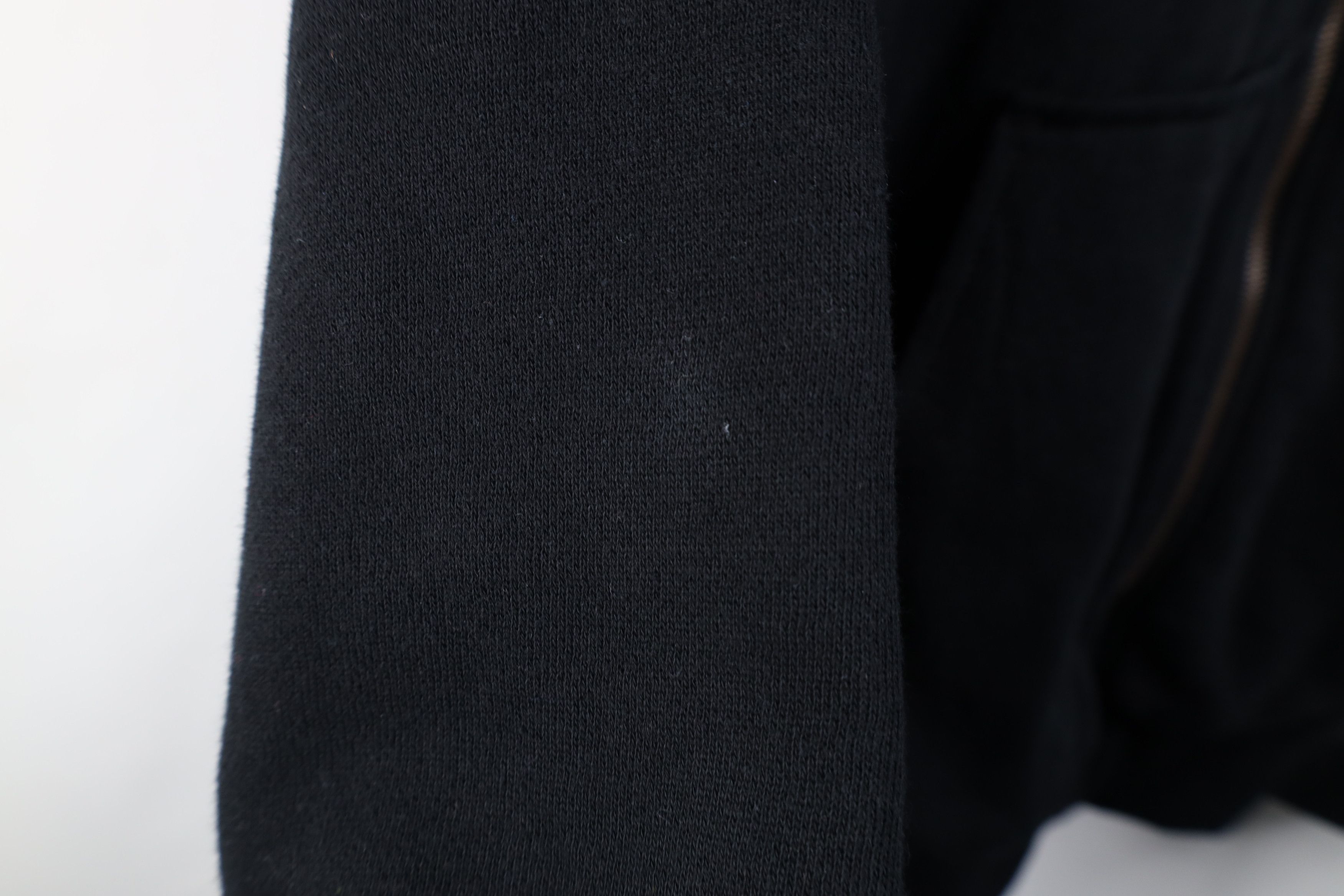 Vintage Vintage 90s Y2K Streetwear Thermal Lined Zip Hoodie Black Size US XL / EU 56 / 4 - 6 Thumbnail