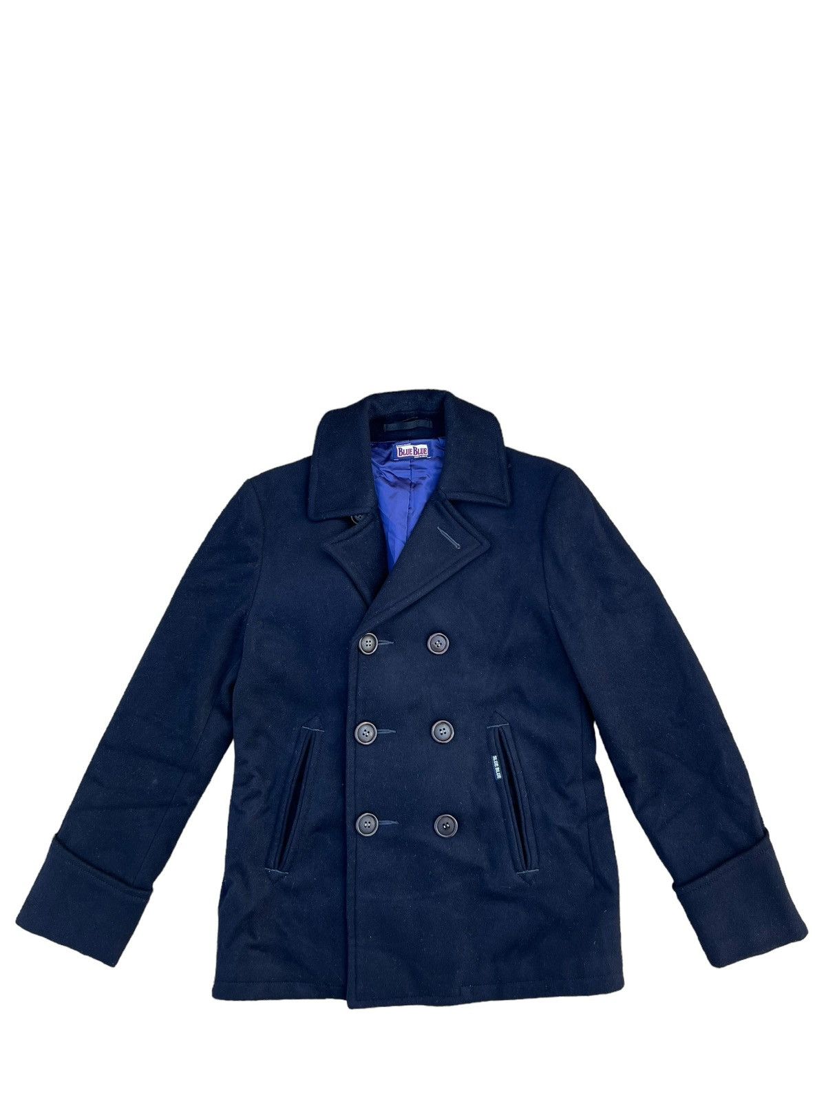 Blue Blue Japan Vintage Blue Blue Japan USN Peacoat Jacket Size US M / EU 48-50 / 2 - 1 Thumbnail