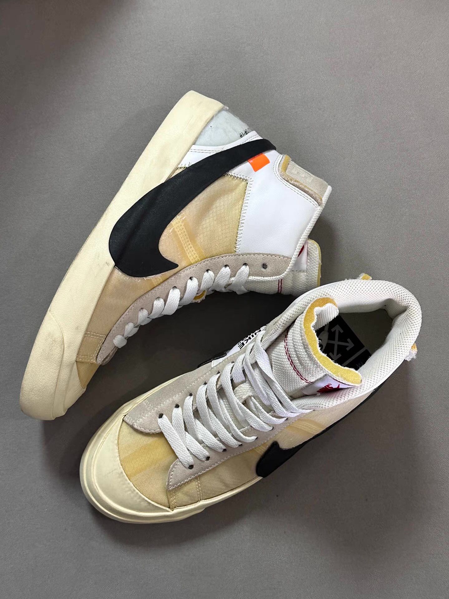 Nike Off-White x Blazer Mid OG Ｑ20 Size US 7 / EU 40 - 2 Thumbnail