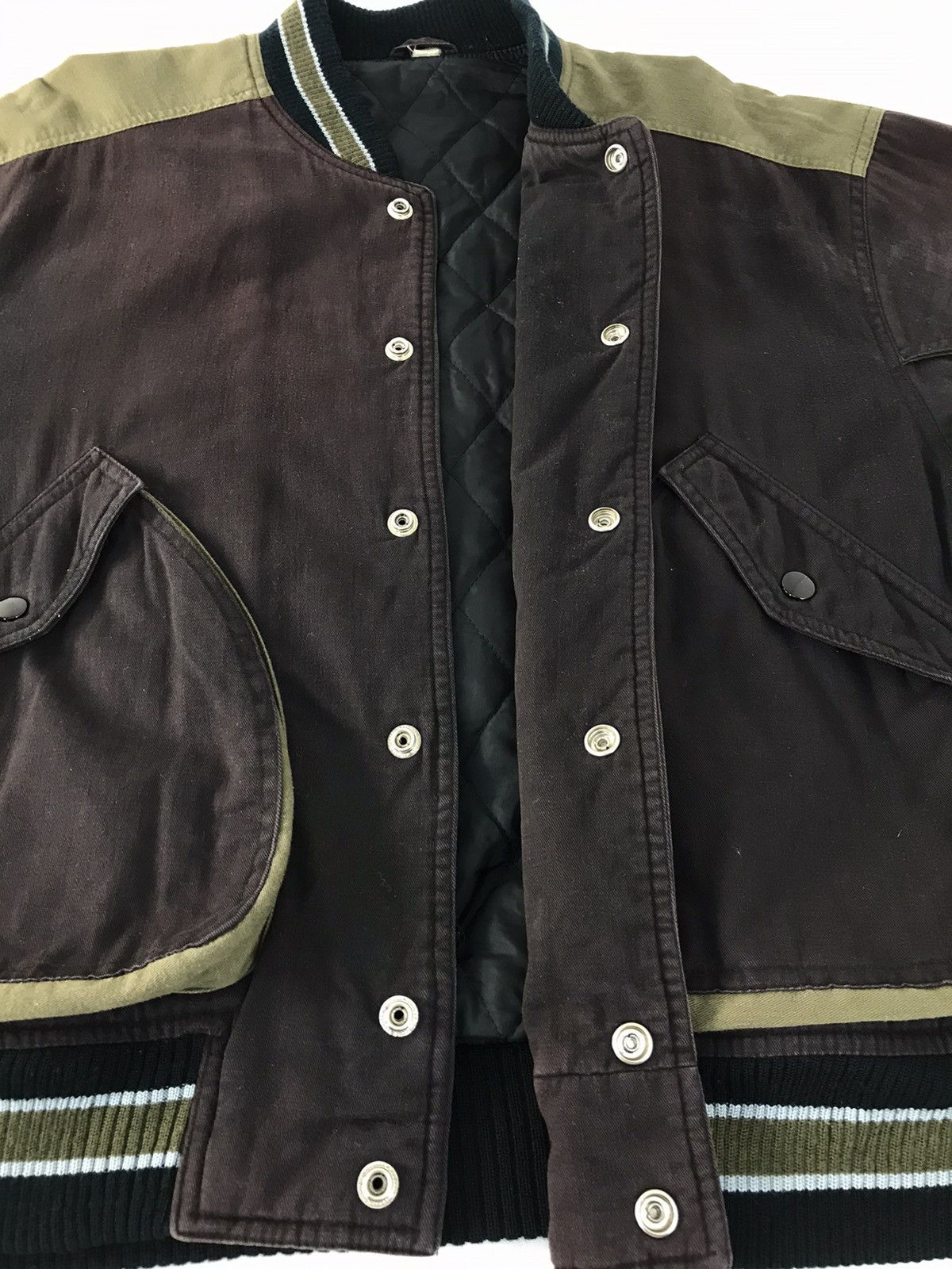 Japanese Brand × Vintage Vintage Japanese Brand Bomber Jacket 3 pocket Style Size US L / EU 52-54 / 3 - 8 Thumbnail