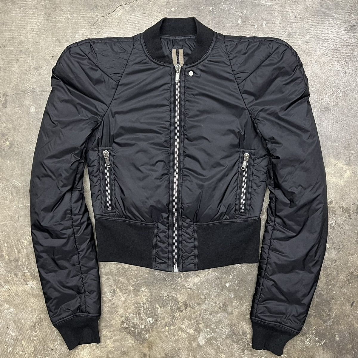 【RICK OWENS】padded シェル bomber ジャケット Rick Owens × Rick Owens Drkshdw Rick Owens FW22 Padded