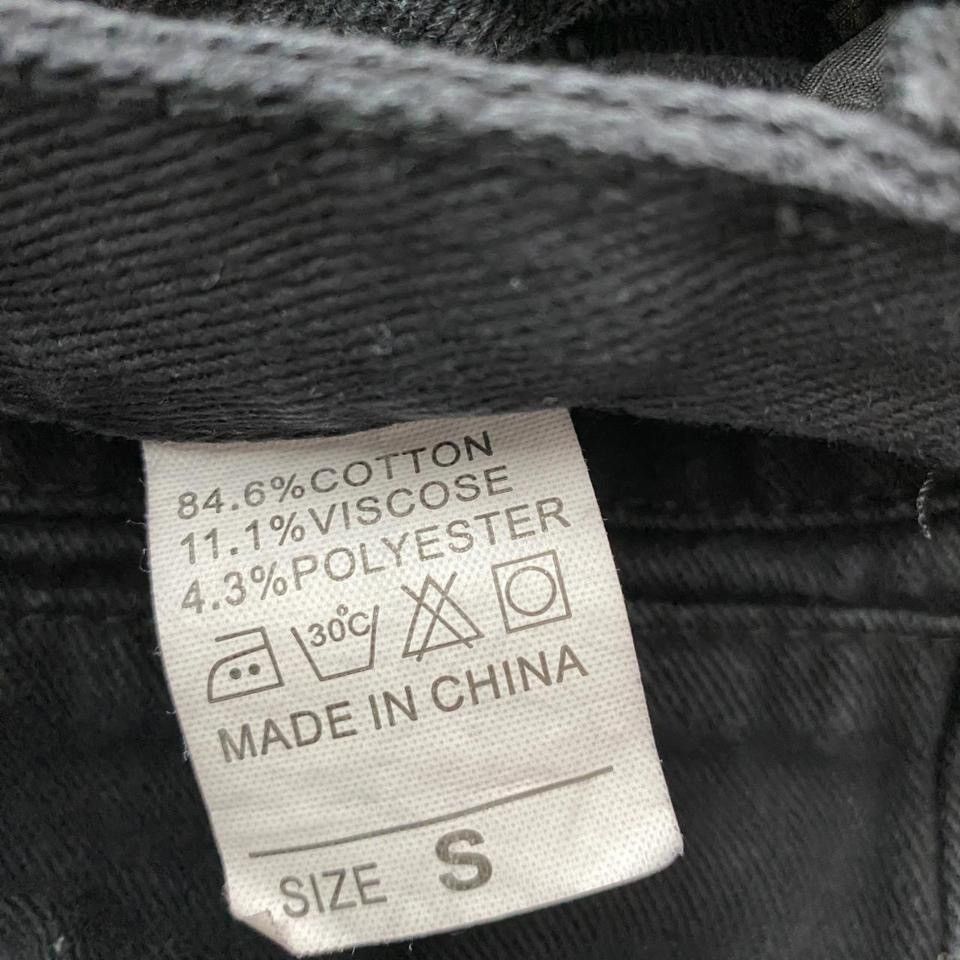 Other Black Cargo Jeans with Deep Pockets + Side Slits Size 25" / US 0 / IT 36 - 8 Thumbnail
