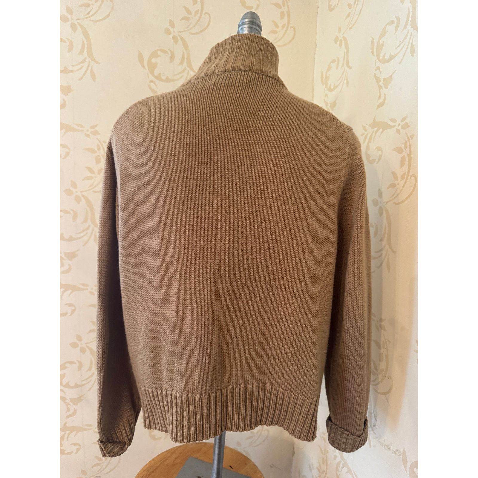 Lacoste Ladies Size 40 Haymaker Vintage Lacoste Beige Zip Up Jacket Size L / US 10 / IT 46 - 4 Thumbnail