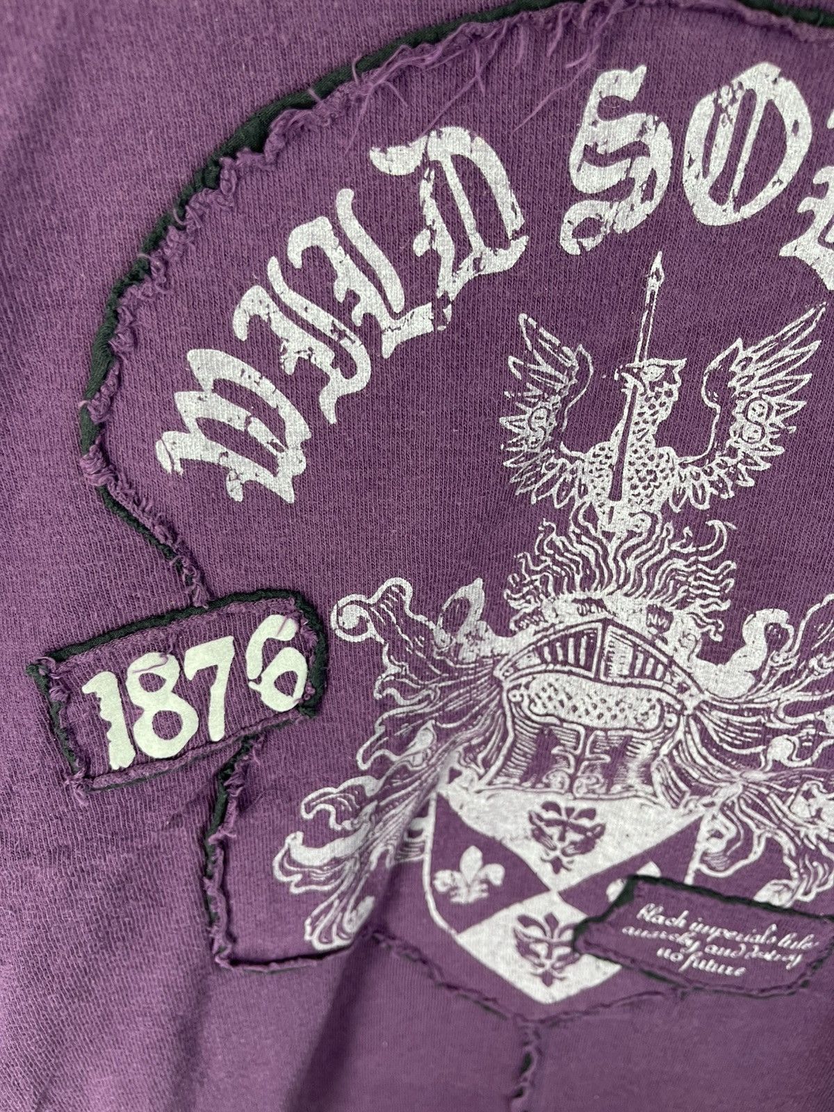 Japanese Brand Vintage Quash Wild Soldiers Punk Design Sweatshirt Size US L / EU 52-54 / 3 - 7 Thumbnail