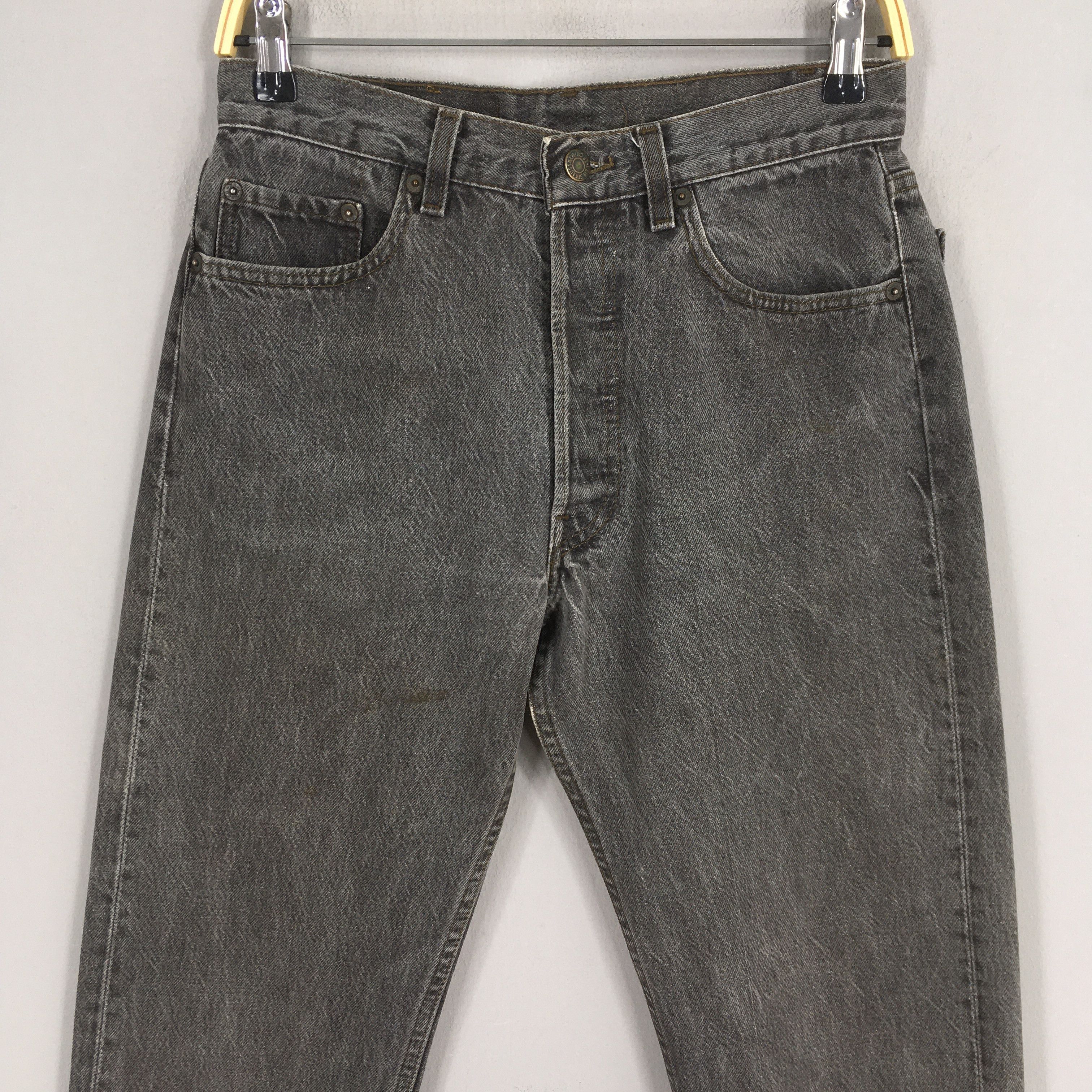 Levi's Size 28x31 Vintage 80s Levi's 501 Black Jeans S926 Size US 28 / EU 44 - 2 Thumbnail